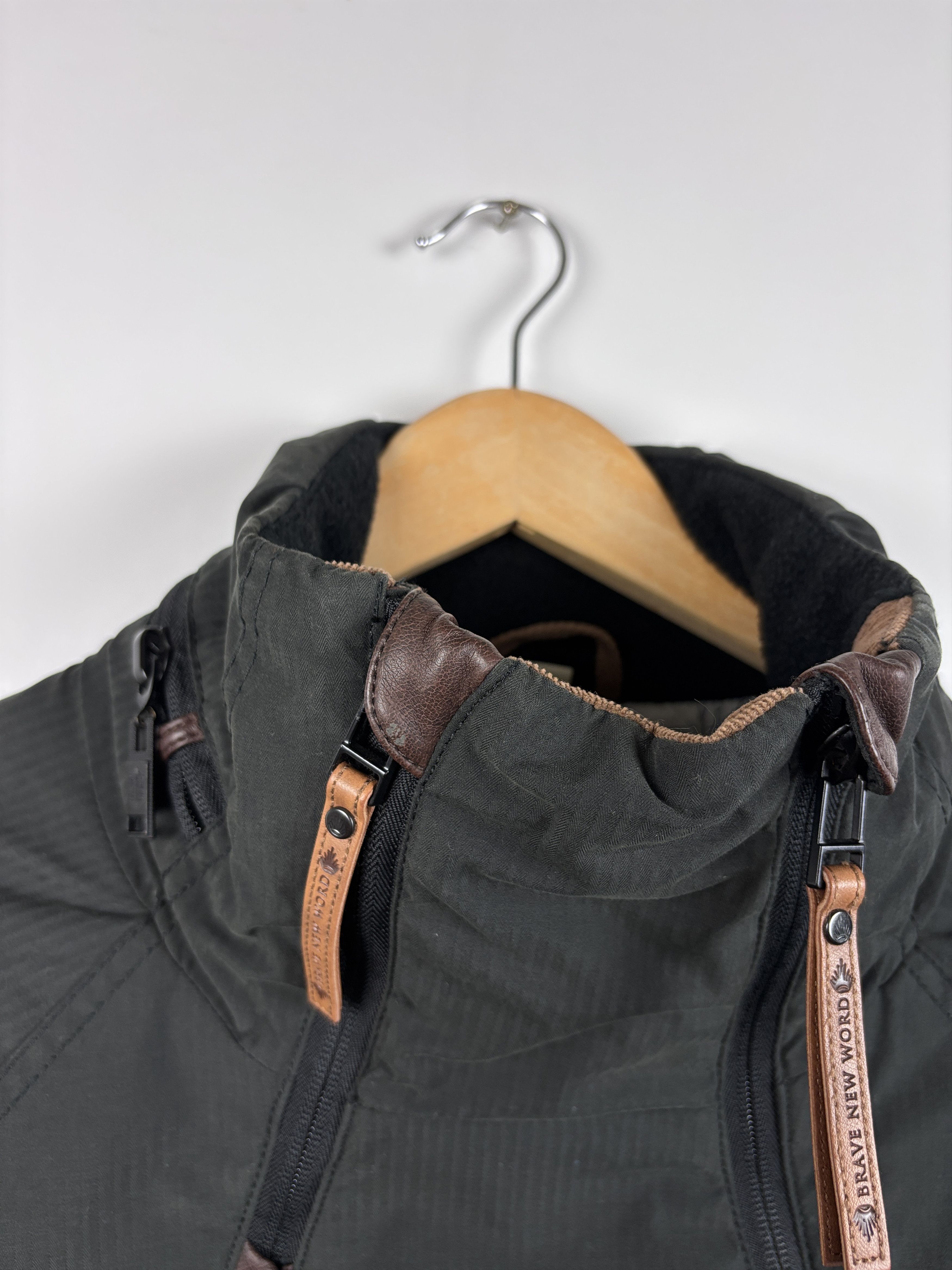 Naketano Womens Naketano Jacket Cotton Blend Gray Size XL Size XL / US 12-14 / IT 48-50 - 7 Thumbnail