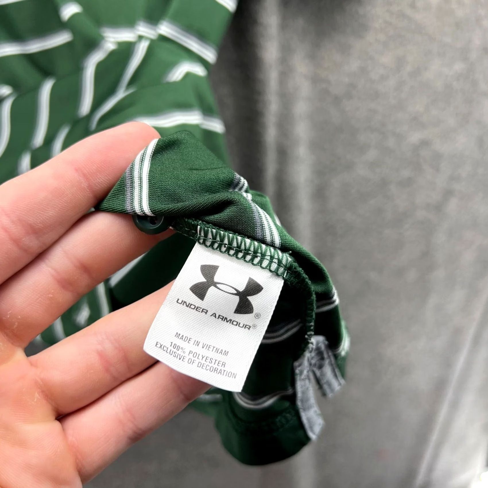 Under Armour Under Armour Polo Shirt Men Medium Green HeatGear Colorado State Rams Size US M / EU 48-50 / 2 - 4 Thumbnail