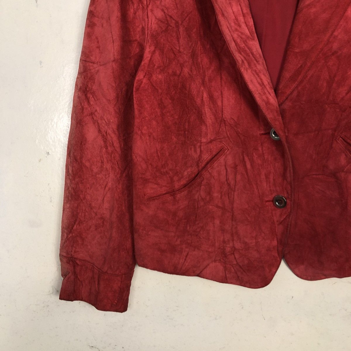 Japanese Brand Vintage Biker Leather Jacket Flandre Japan Issey Miyake Size US M / EU 48-50 / 2 - 6 Thumbnail