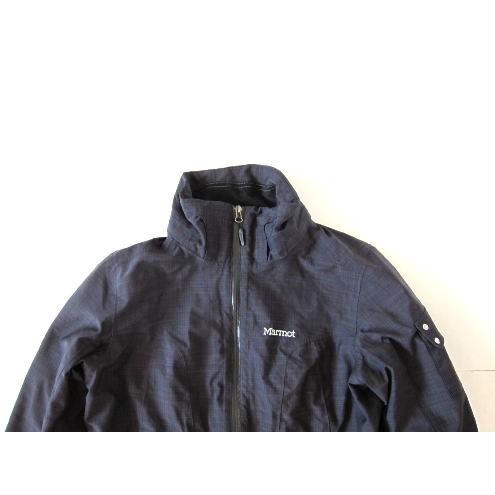 Marmot VINTAGE Marmot Membrain Black Grey Plaid Full Zip Waterproof Snow Rain Jacket Medium Size M / US 6-8 / IT 42-44 - 3 Thumbnail