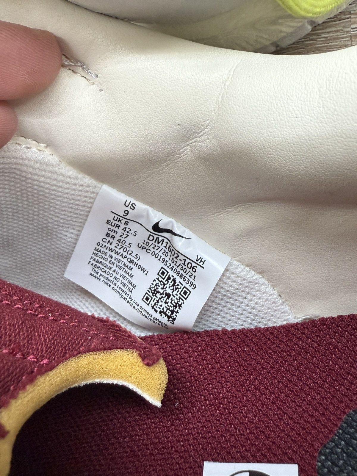 Nike × Off-White Off White Nike Lot 8/50 Dunks Size US 9 / EU 42 - 6 Thumbnail