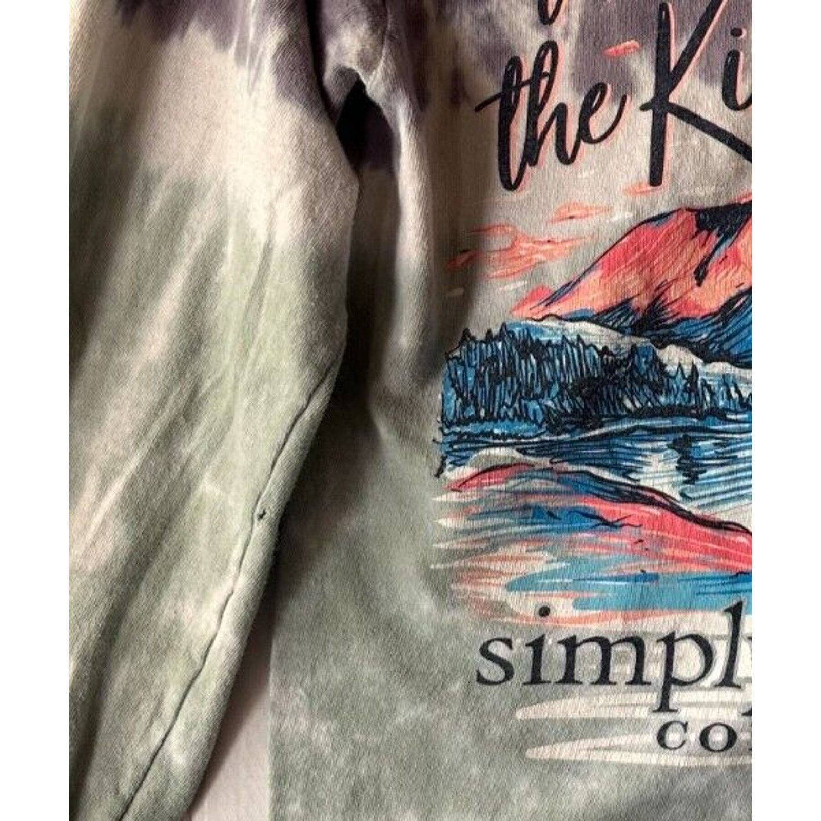 Other SIMPLY SOUTHERN "Go Tell It On The Mountain" Tie Dye T-SHIRT Size S / US 4 / IT 40 - 8 Thumbnail