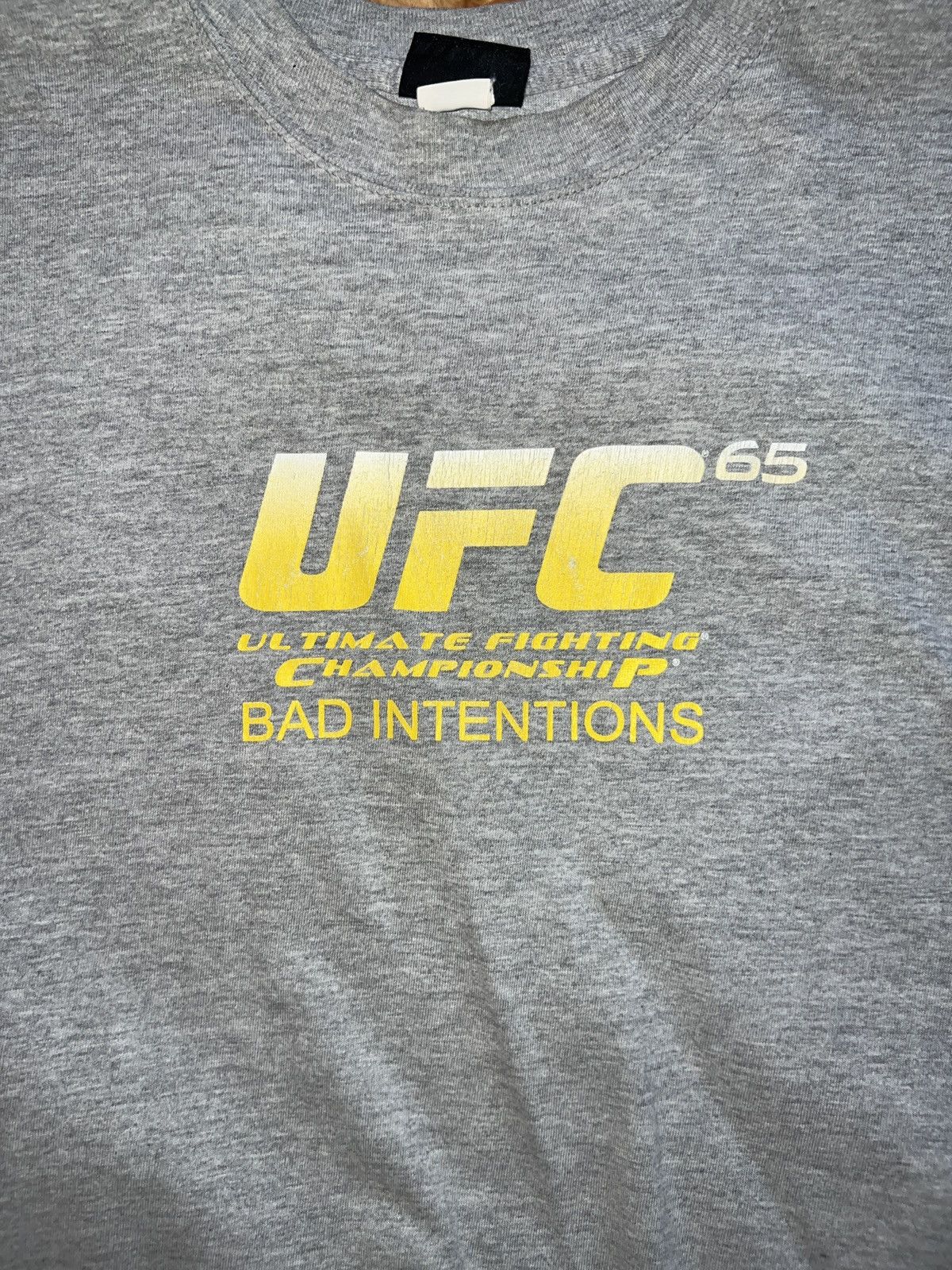 UFC UFC 65 “bad intentions” t shirt Hughes versus St Pierre Size US L / EU 52-54 / 3 - 4 Thumbnail