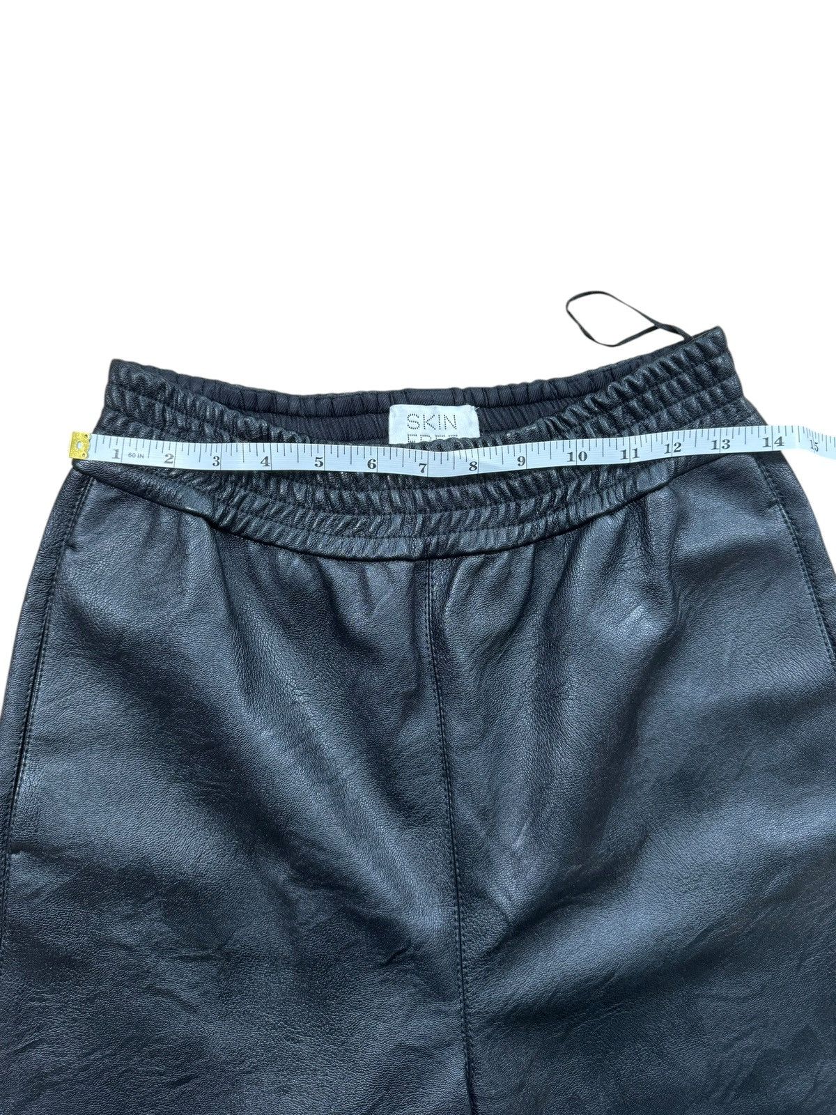 Stella McCartney Stella McCartney Leather Wide Leg Trousers Size 36" / US 14 / IT 50 - 5 Thumbnail