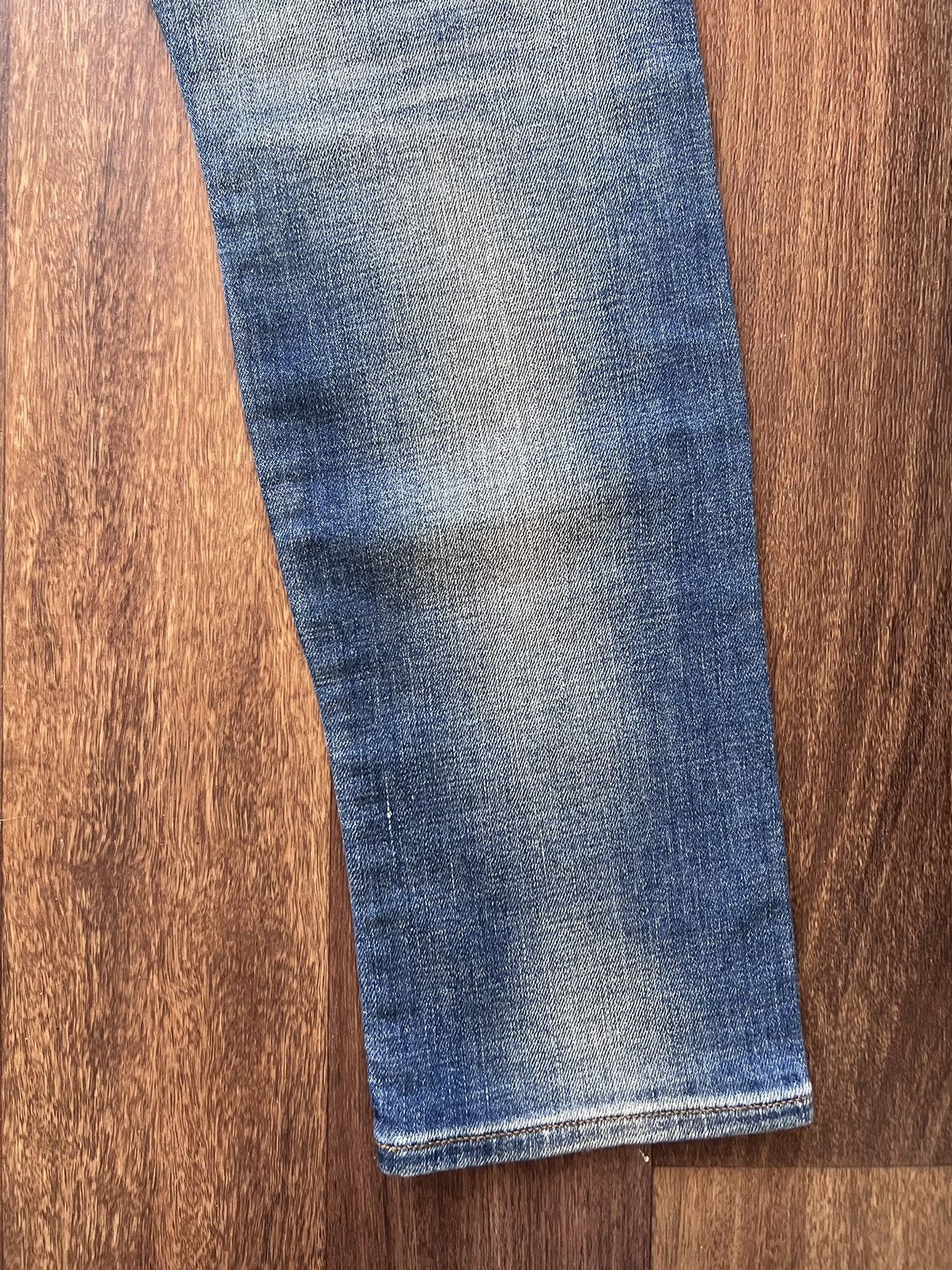 R13 Faded dirty wash SS16 Boy jeans,sz 33, Italy, worn X 2 Size US 33 - 4 Thumbnail