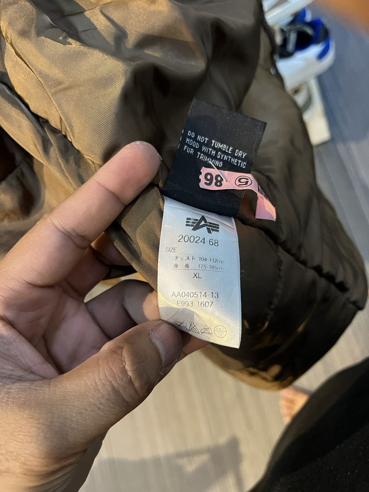 ALPHA INDUSTRIES MOHAIR JACKET