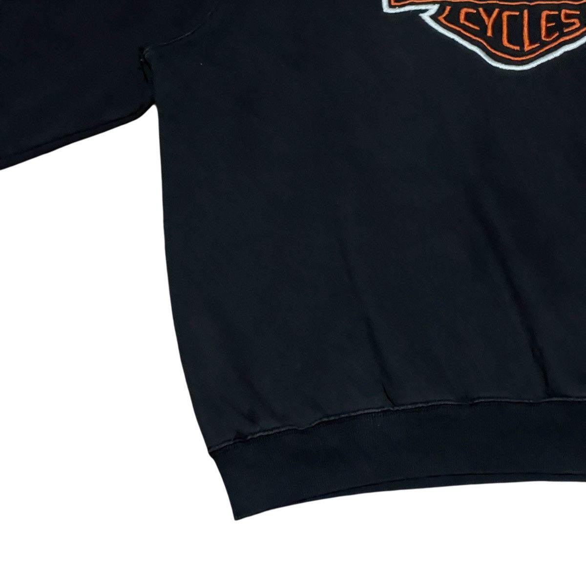 Harley Davidson Y2k Harley Davidson Faded Biker Crewneck Sweatshirt Size US XXL / EU 58 / 5 - 4 Thumbnail