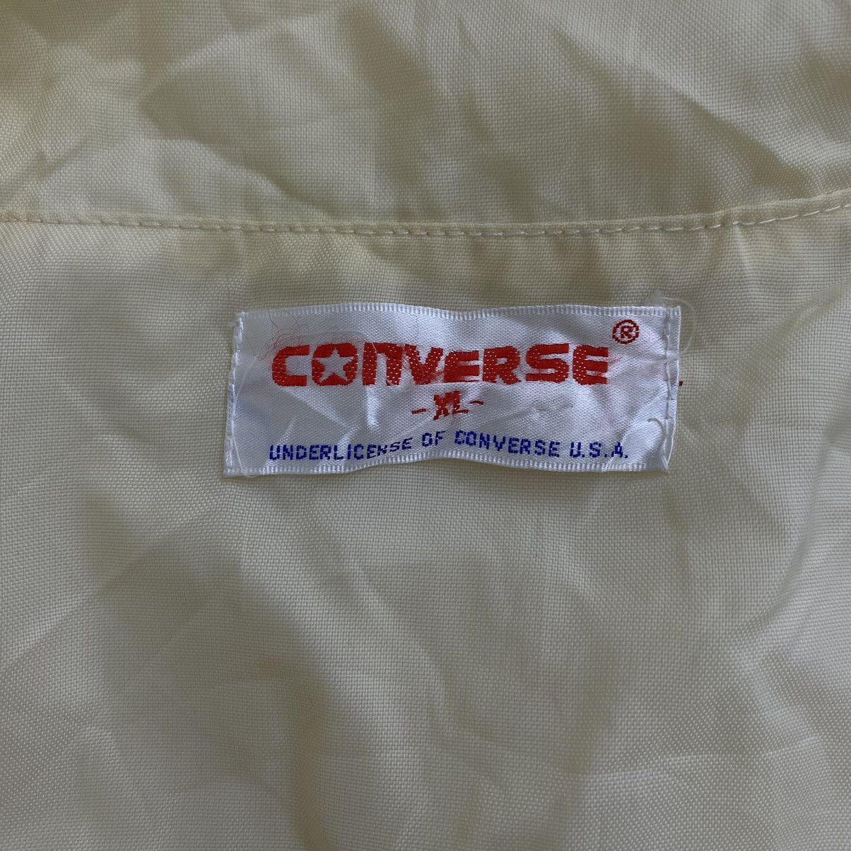 Coach Vintage 90s CONVERSE Basketball Print Beige Windbreaker Size US XL / EU 56 / 4 - 3 Thumbnail