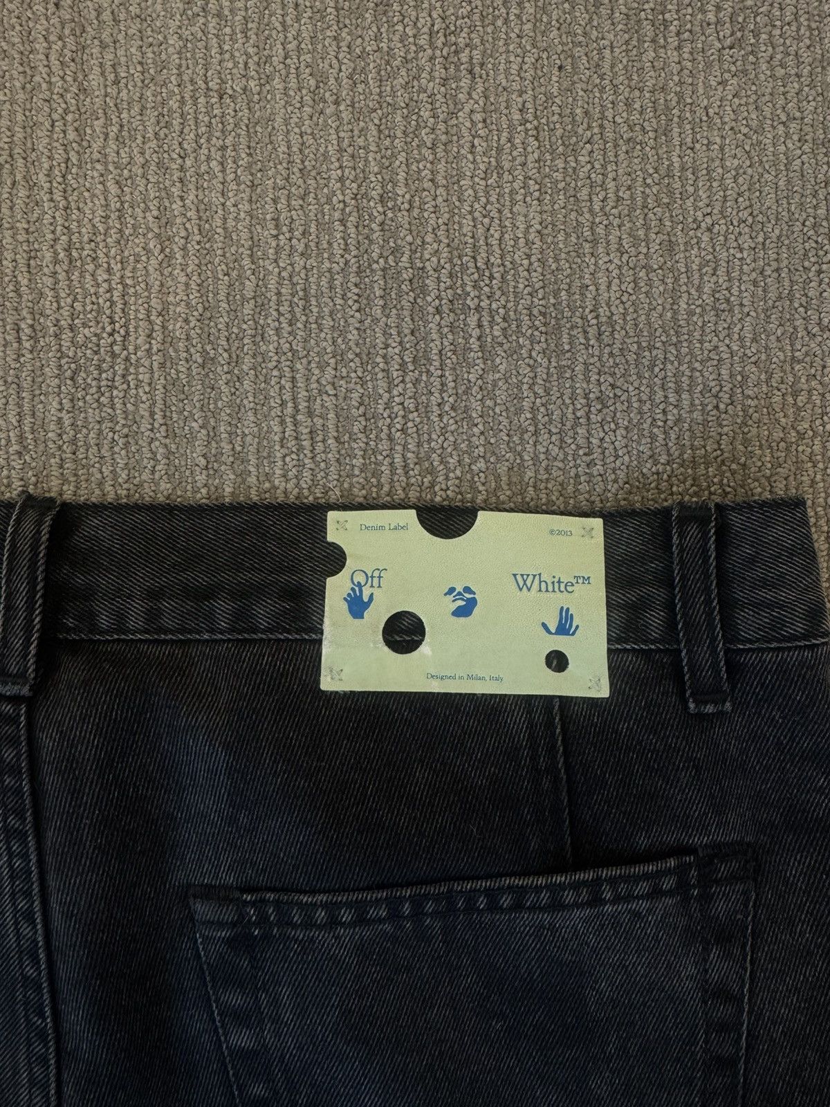 Off-White Off white logo denim slim fit Size US 33 - 3 Thumbnail