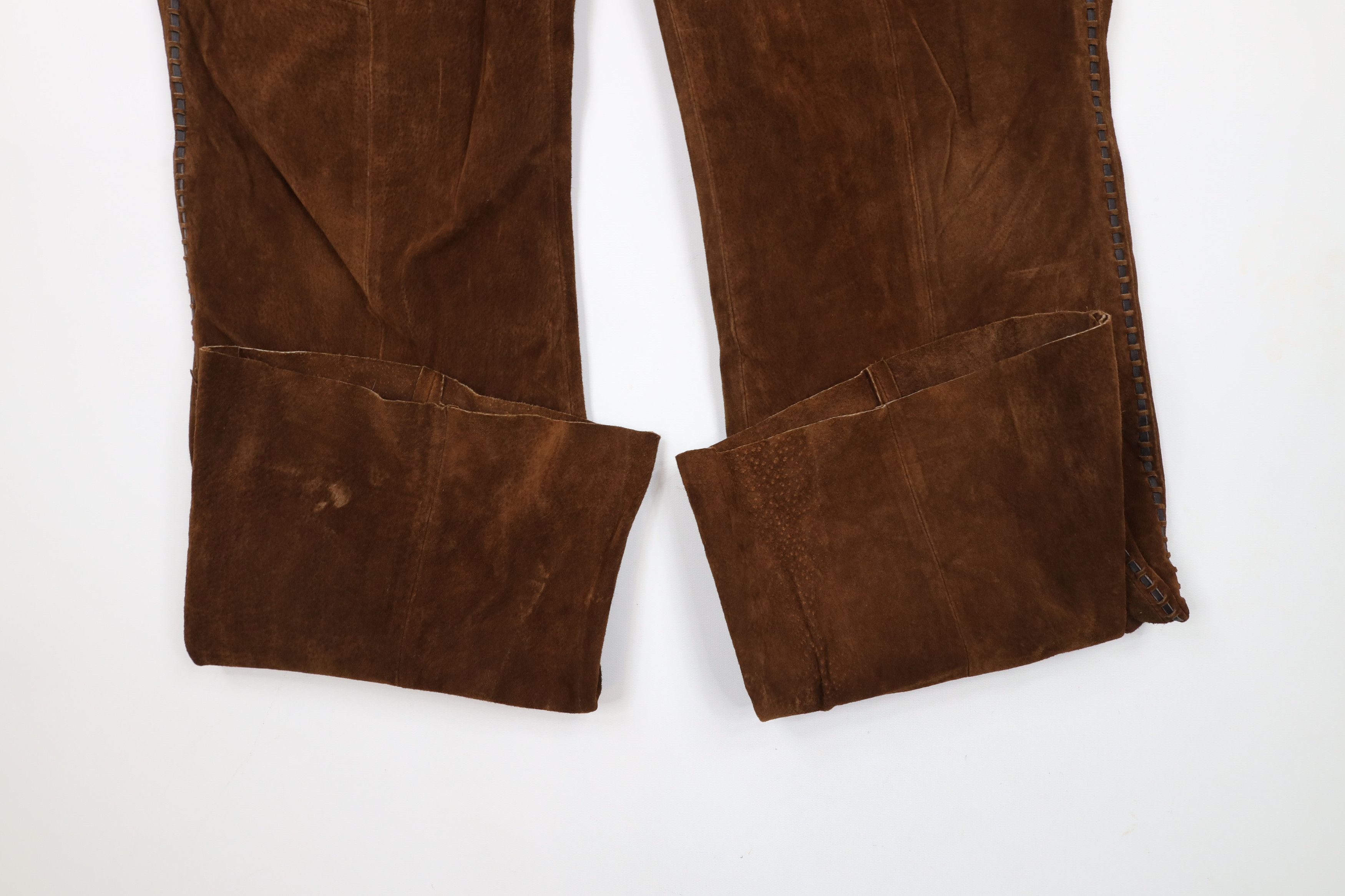 Vintage × Wilsons Leather Vintage Wilsons Leather x Venus Williams Suede Leather Pants Size 34" / US 12 / IT 48 - 5 Thumbnail