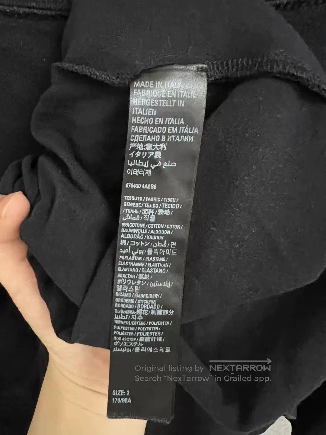 Balenciaga Balenciaga Short Sleeve Embossed T-Shirt. Size US S / EU 44-46 / 1 - 3 Thumbnail