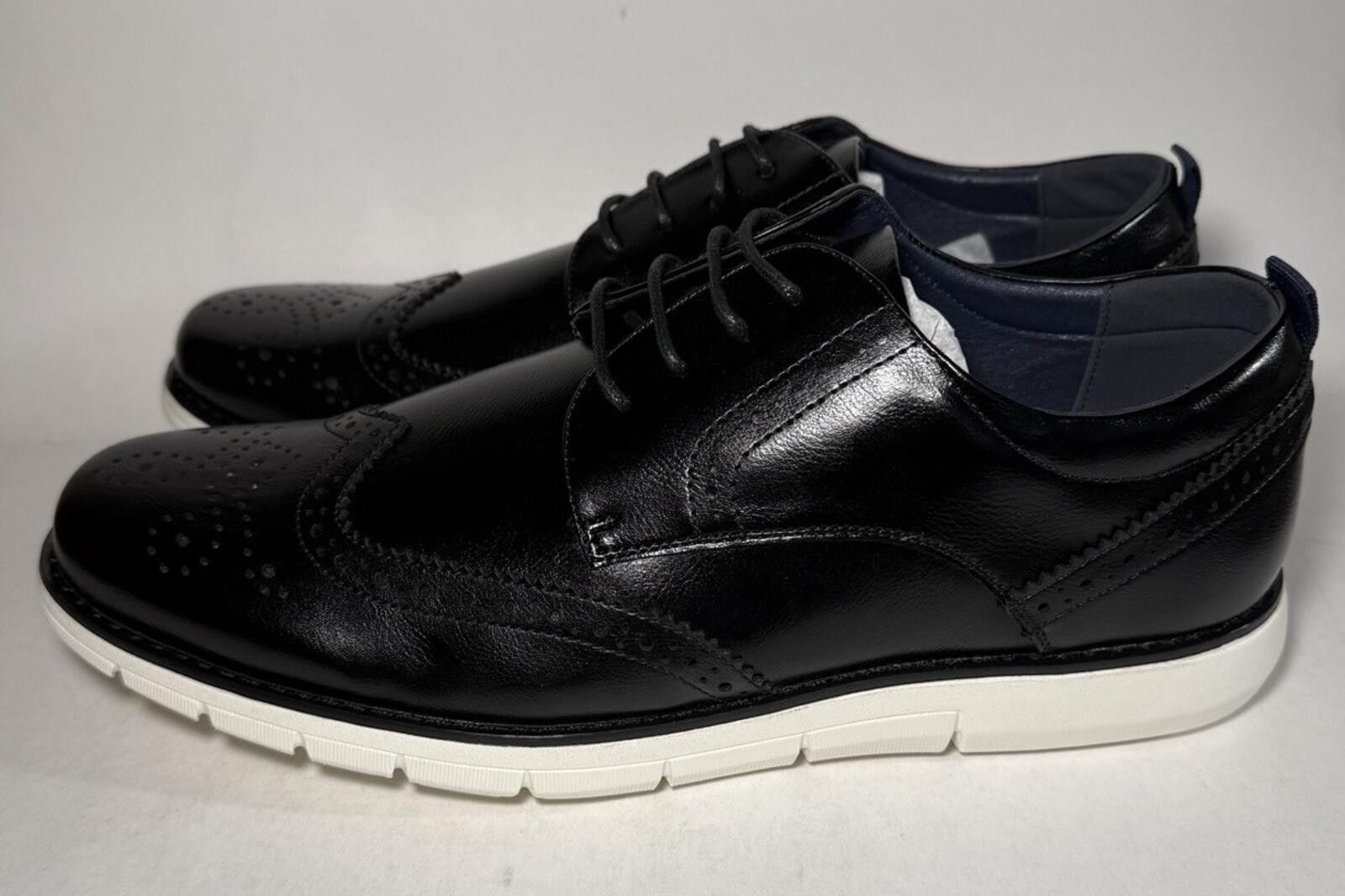 Other Dress Shoes Long Wing Oxford Brouges Formal Casual Black Size US 12 / EU 45 - 5 Thumbnail