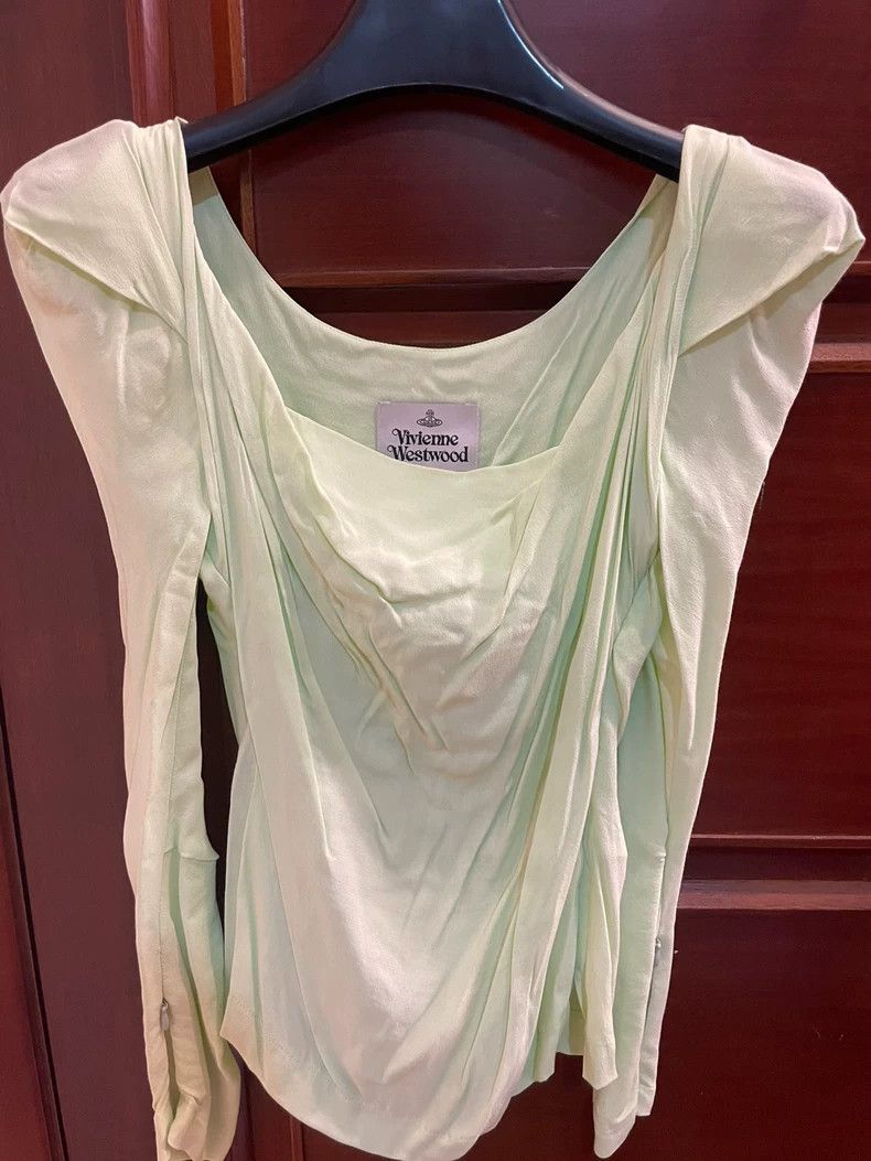Vivienne Westwood Slightly green waistband shirt