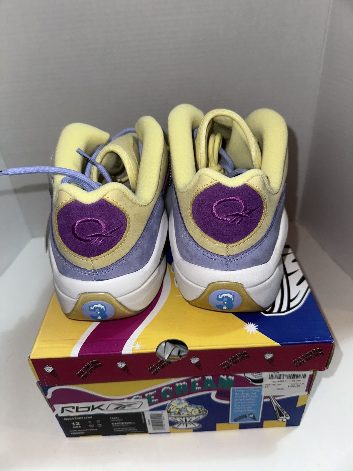 Icecream × Reebok BBC X AI Reebok Question Low DS US12 Size US 12 / EU 45 - 4 Thumbnail