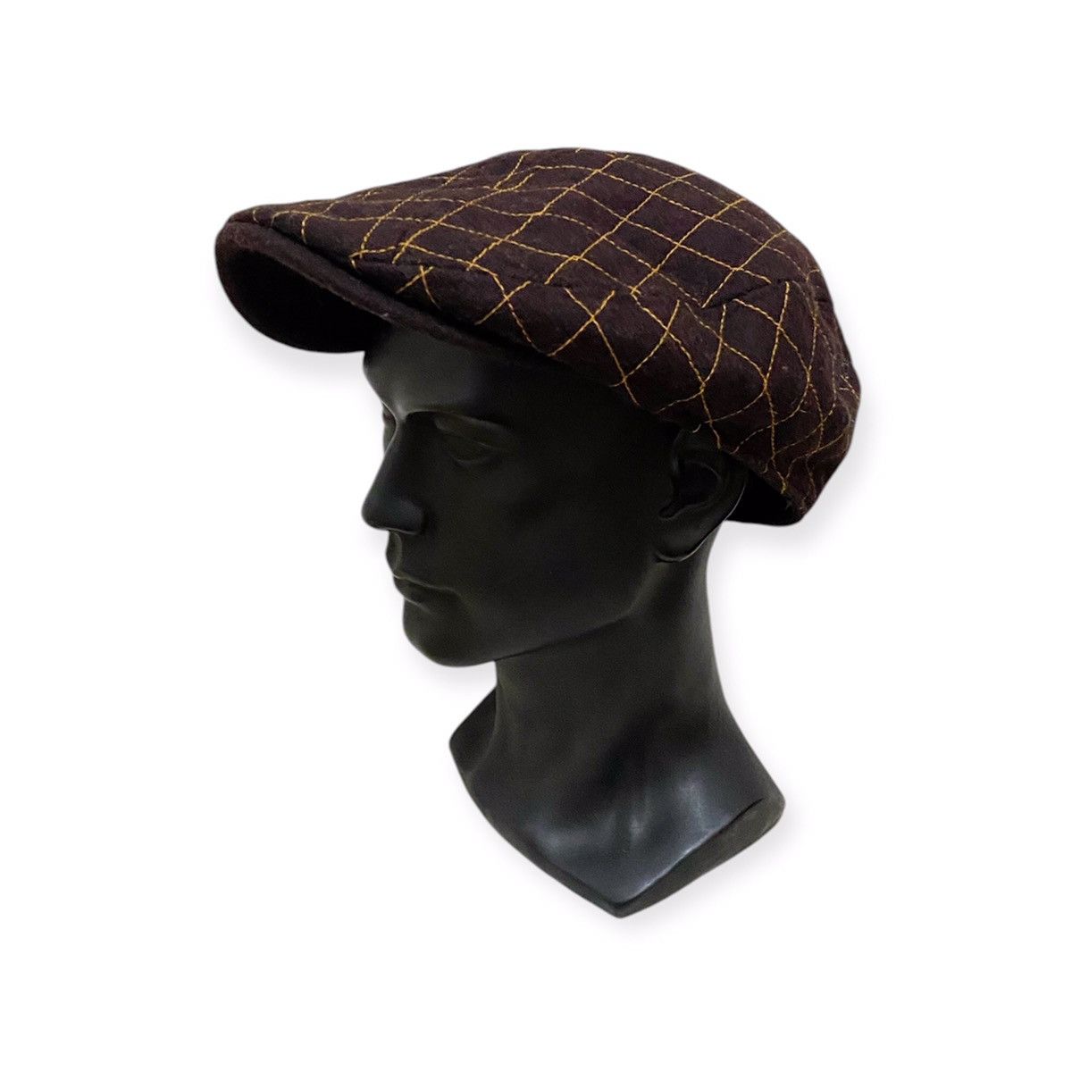Japanese Brand Japanese Brand Old Gold Beret Hat Size ONE SIZE - 1 Thumbnail