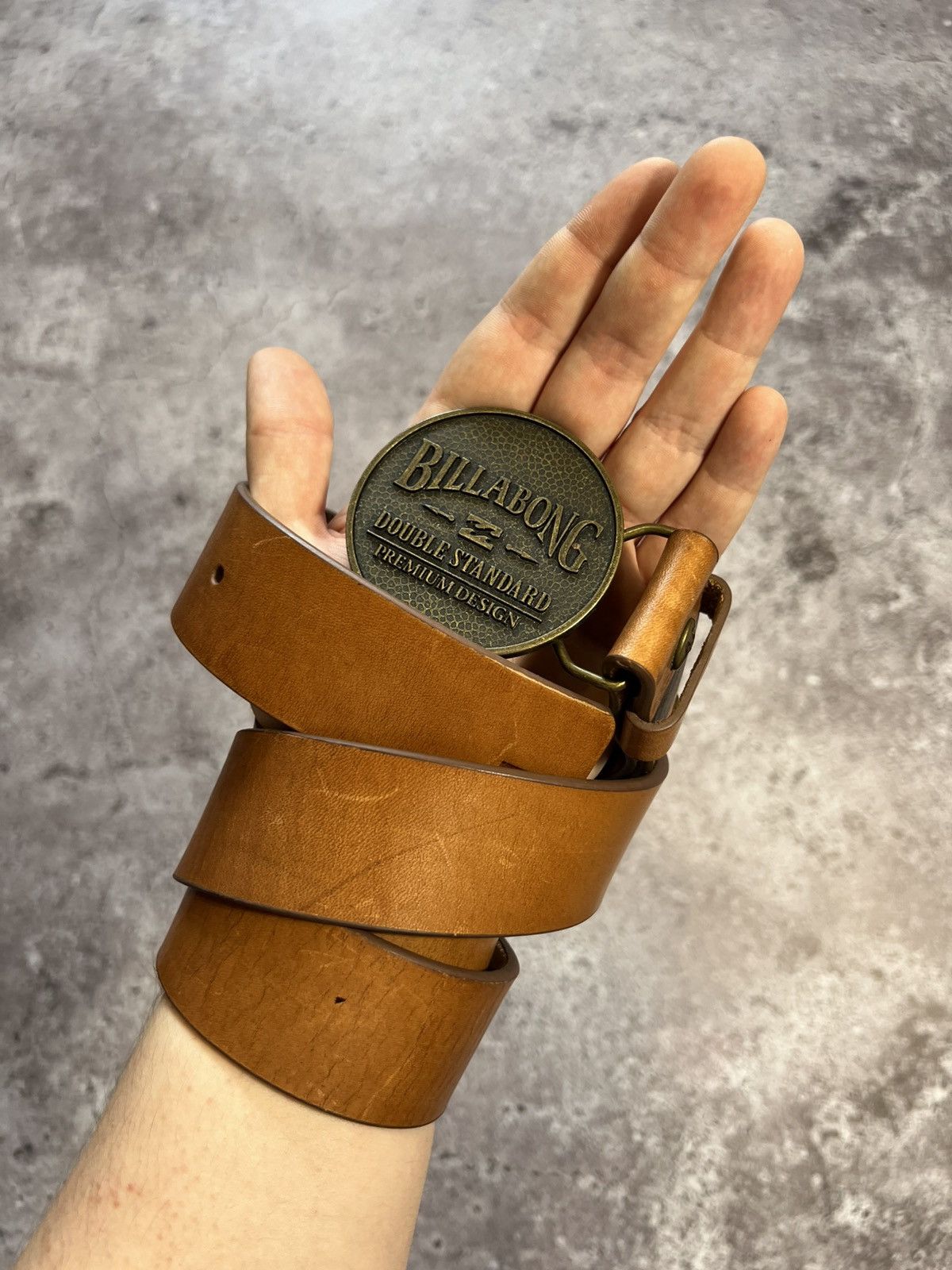Billabong × Vintage Vintage Belt Billabong Archival Leather Y2k Style Size ONE SIZE - 1 Thumbnail