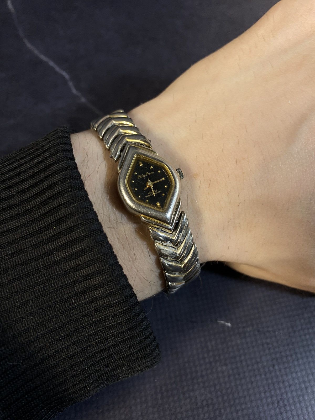 Jewelry Vintage Philip Persio Watch with Bracelet Japanese Brand Size ONE SIZE - 2 Thumbnail