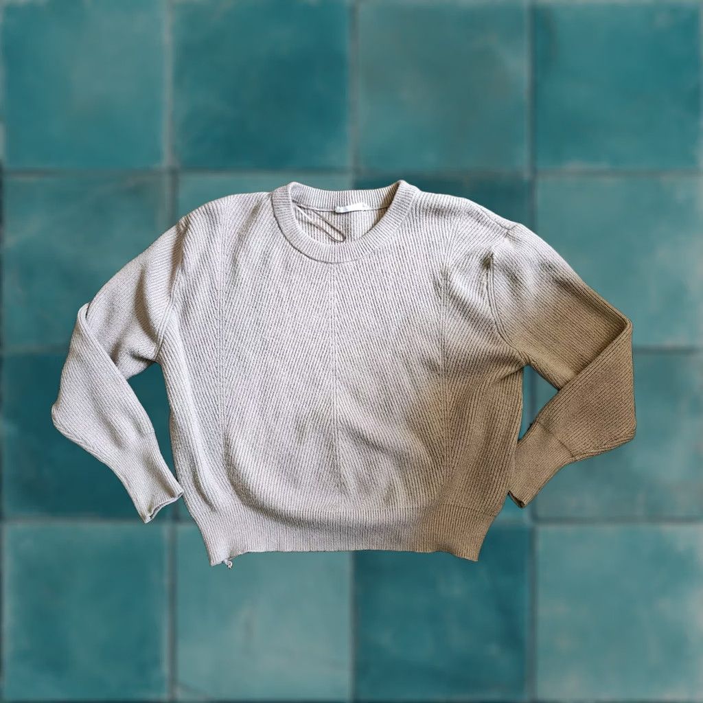 Vintage Elodie Sweater Women Beige Crew Neck Long Sleeve Regular Fit Size L Size L / US 10 / IT 46 - 1 Thumbnail