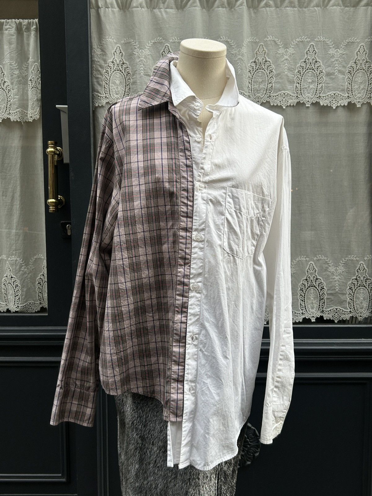 Vaquera Vaquera NYC F/W 2018 asymmetric mis-match button up Size M / US 6-8 / IT 42-44 - 1 Thumbnail