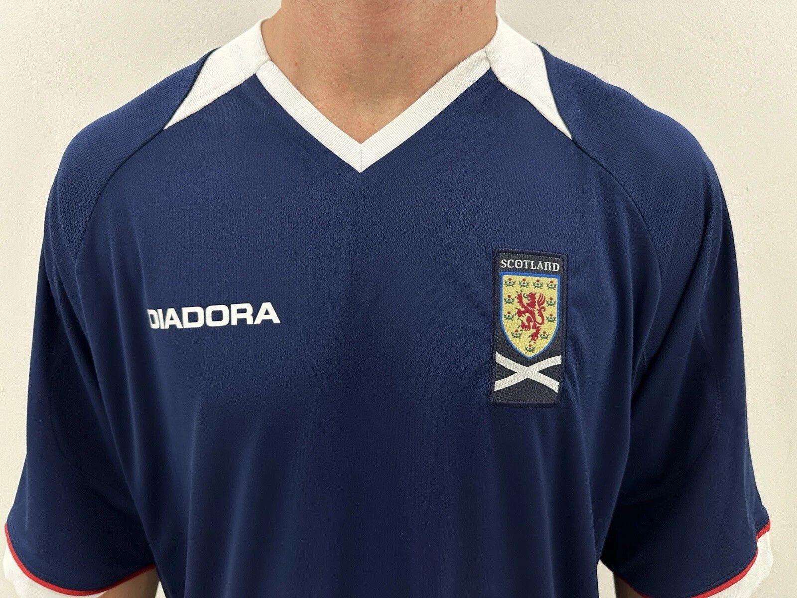 Diadora Vintage National Scotland 2008/2010 Home Jersey Shirt Soccer Size US XXL / EU 58 / 5 - 5 Thumbnail