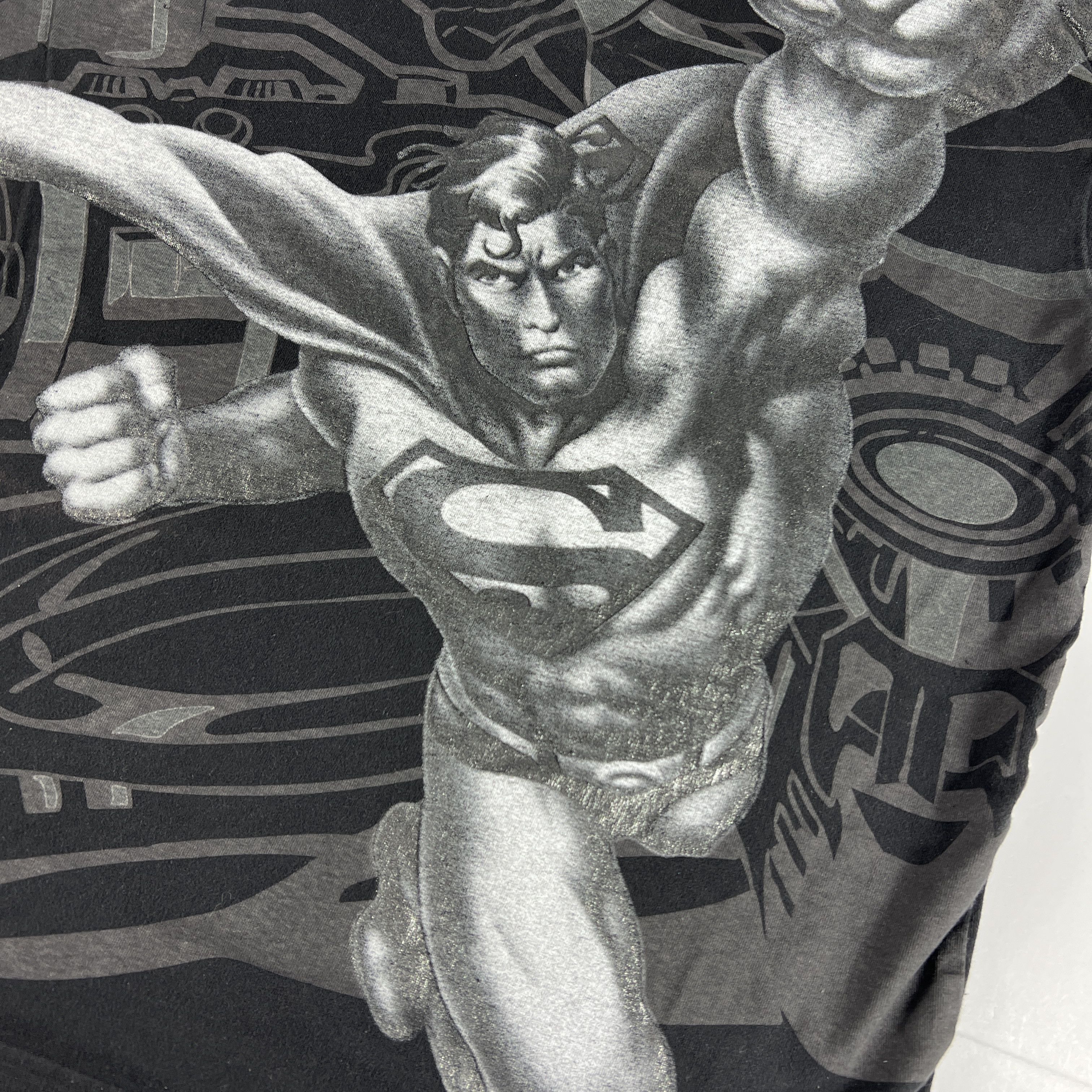 DC Comics × Vintage VTG Lot 29 X DC Comics Superman Green Goblin Mega Print Tee Size US L / EU 52-54 / 3 - 3 Thumbnail