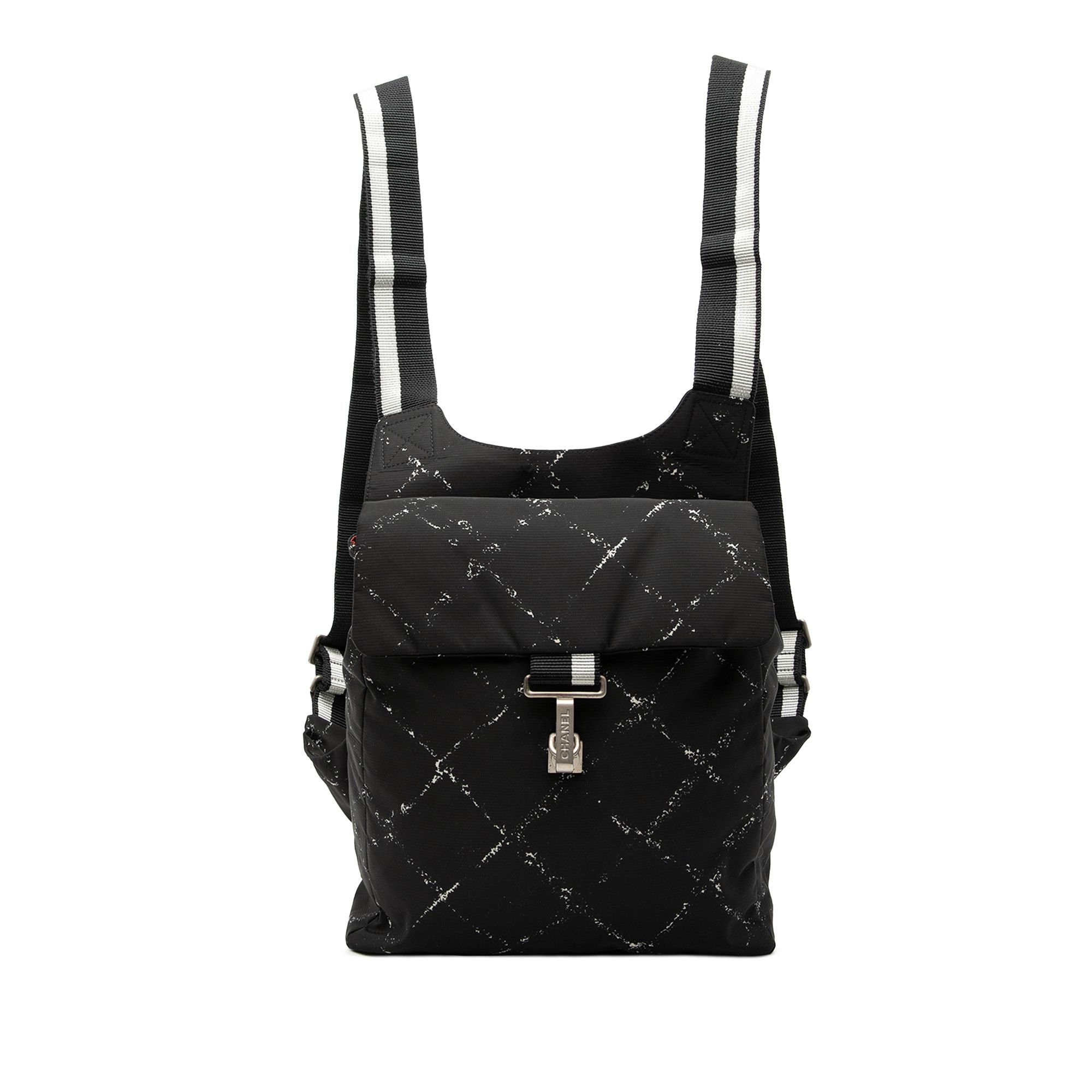 Chanel Old Travel Line Nylon Backpack