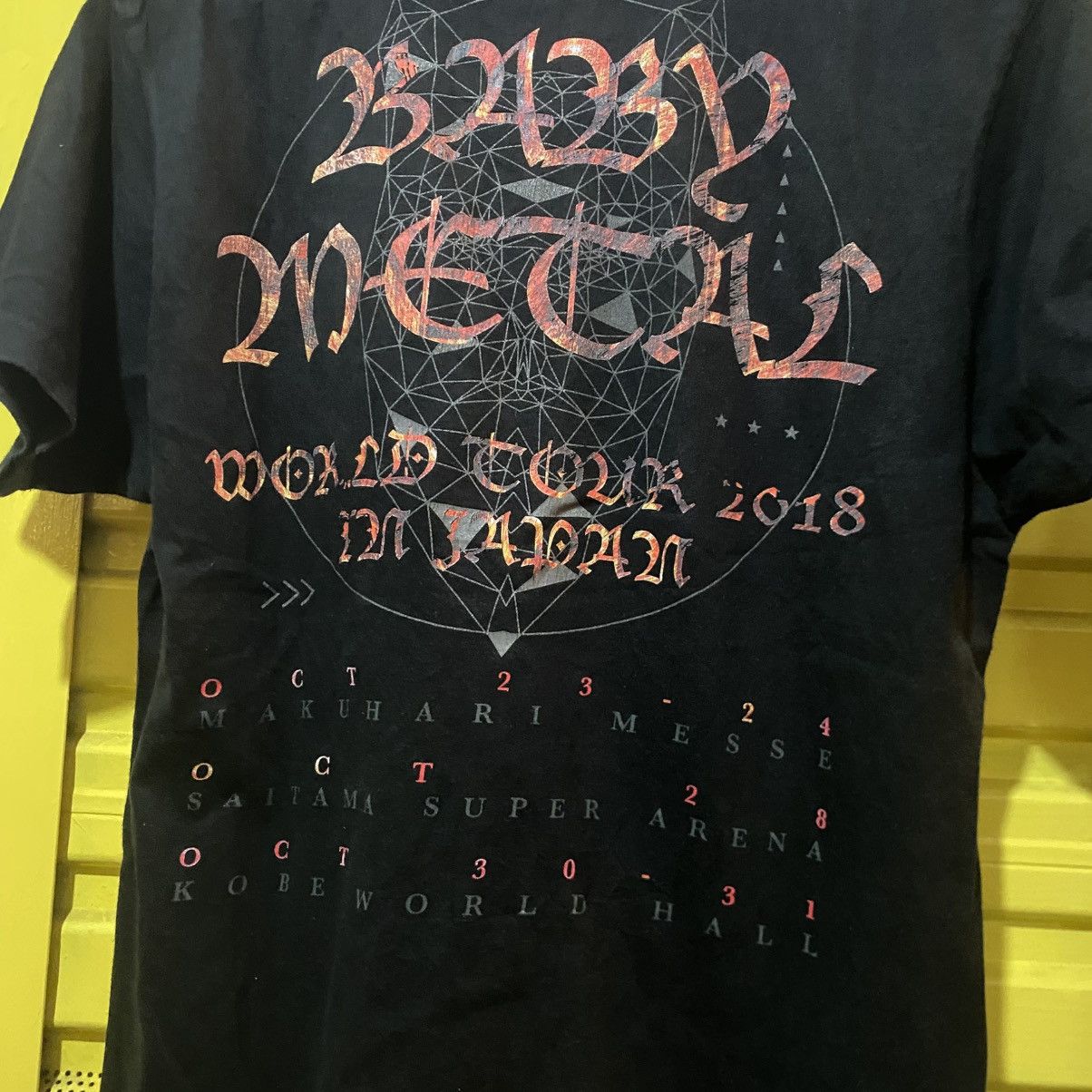 Band Tees × Japanese Brand 2018 Baby Metal World Tour Size US L / EU 52-54 / 3 - 5 Thumbnail