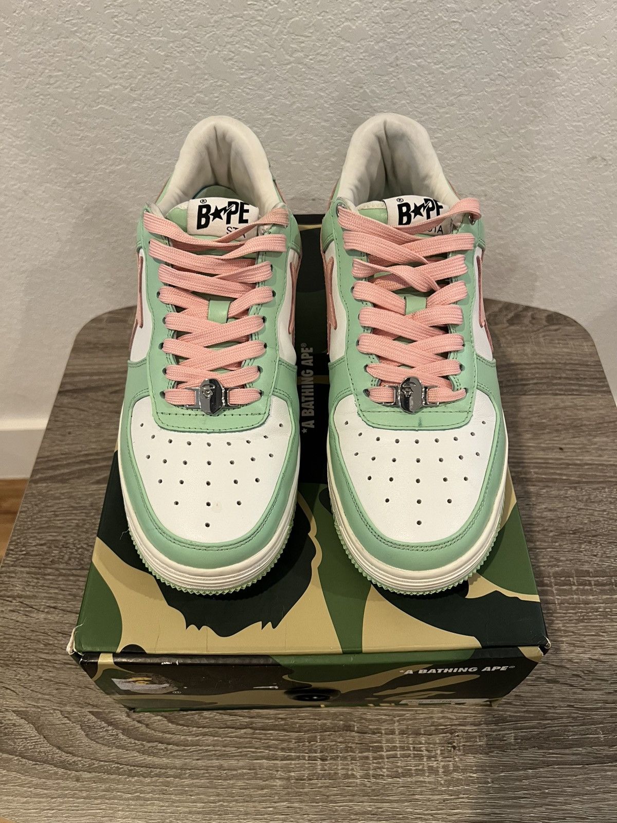 Bape BAPESTA ‘Pastel Pack-Green’ Size US 9.5 / EU 42-43 - 3 Thumbnail
