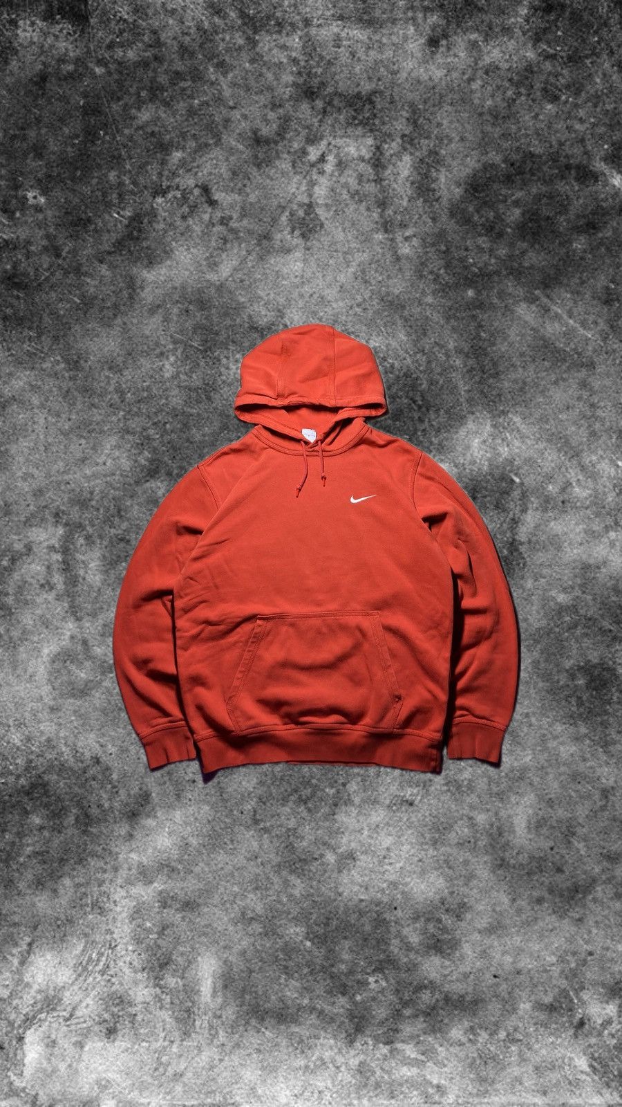 Nike × Vintage ⛩️Vintage Nike Hoodie Small Logo Red Y2K Baggy Old Faded Size US M / EU 48-50 / 2 - 1 Thumbnail