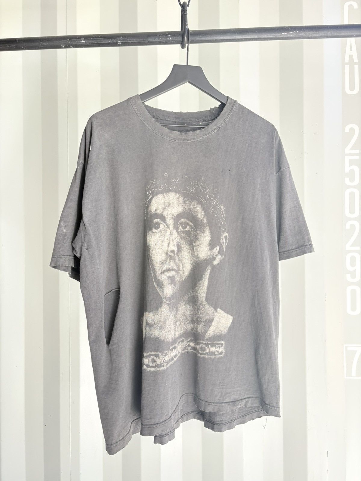 Vintage Thrashed Scarface Distressed Faded Shirt Band Grunge Size US XL / EU 56 / 4 - 1 Thumbnail