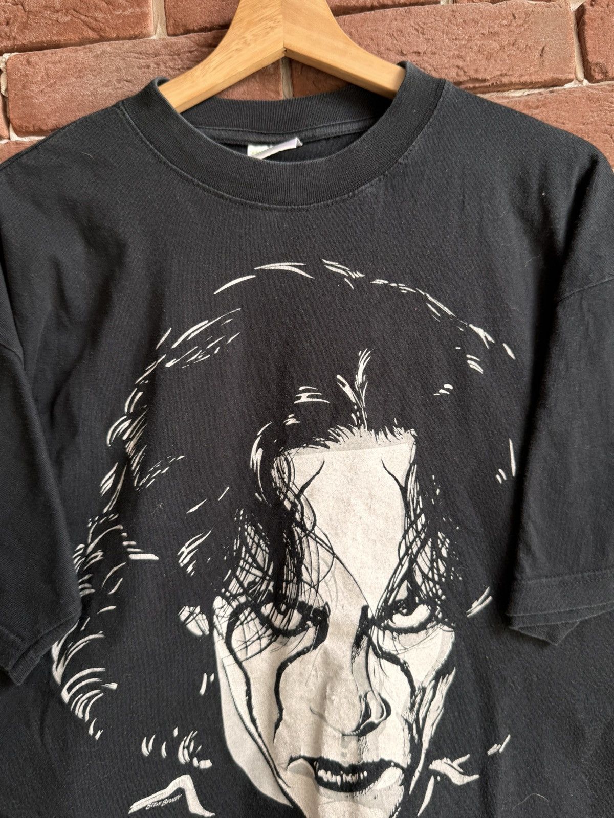 Vintage Vintage 90s WCW STING SCORPION Grail 90s XL hype black Tee Size US XL / EU 56 / 4 - 5 Thumbnail