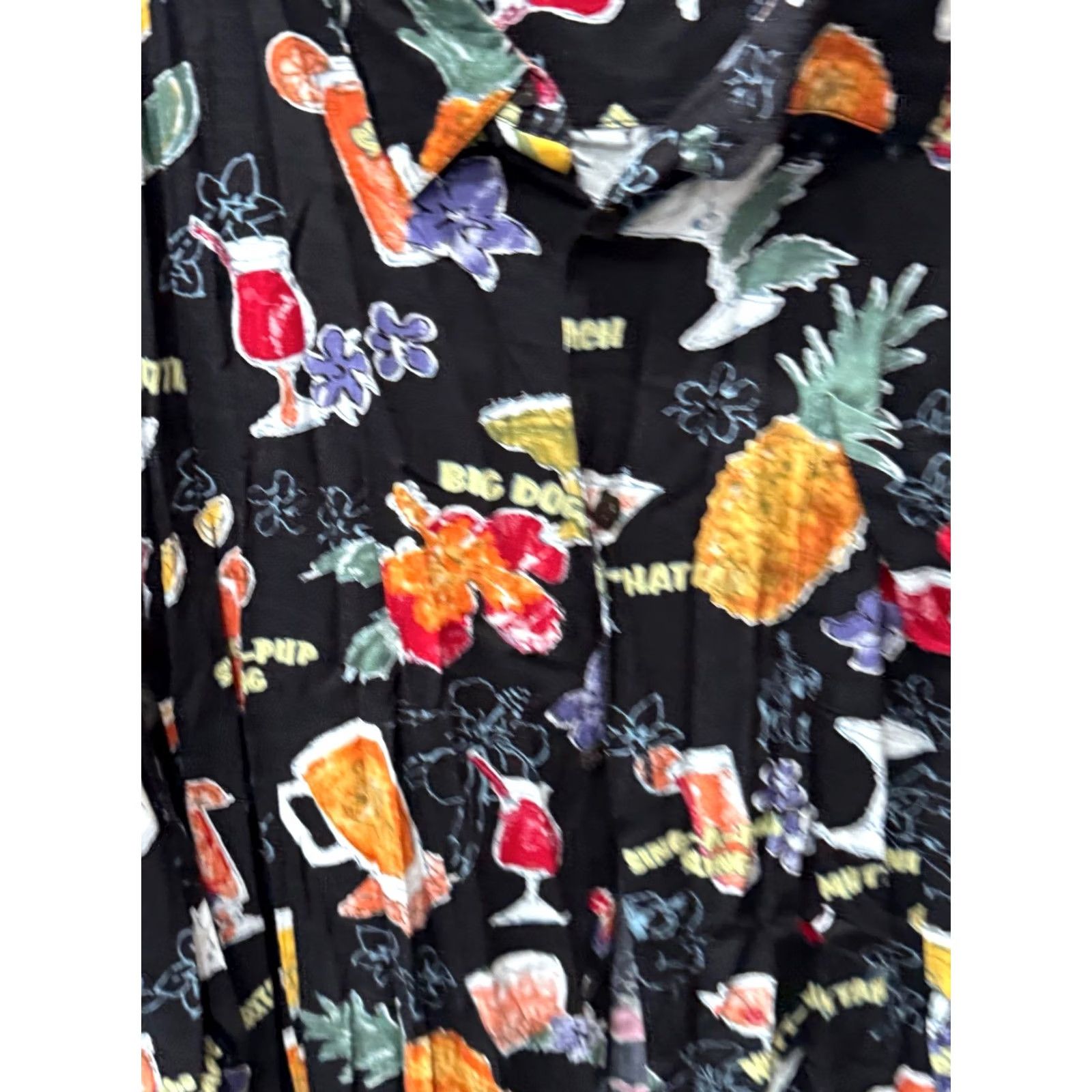Big Dogs Big Dogs Hawaiian Artwork Floral BUTTON UP SHIRT 5XL XXXXXL Mens Long Sleeve Multicolor Shirt Size US XXL / EU 58 / 5 - 4 Thumbnail