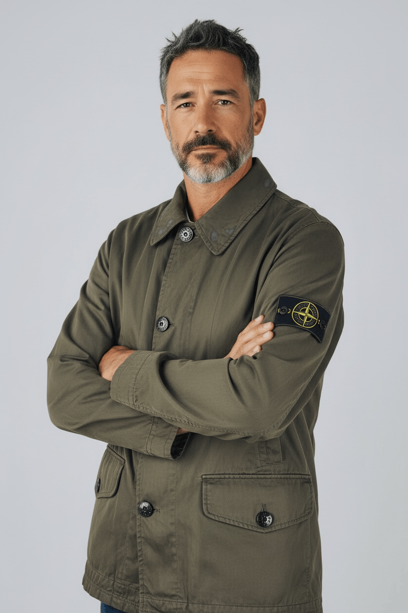 Stone Island Vintage Stone Island Raso Gommato Jacket Size US L / EU 52-54 / 3 - 1 Thumbnail