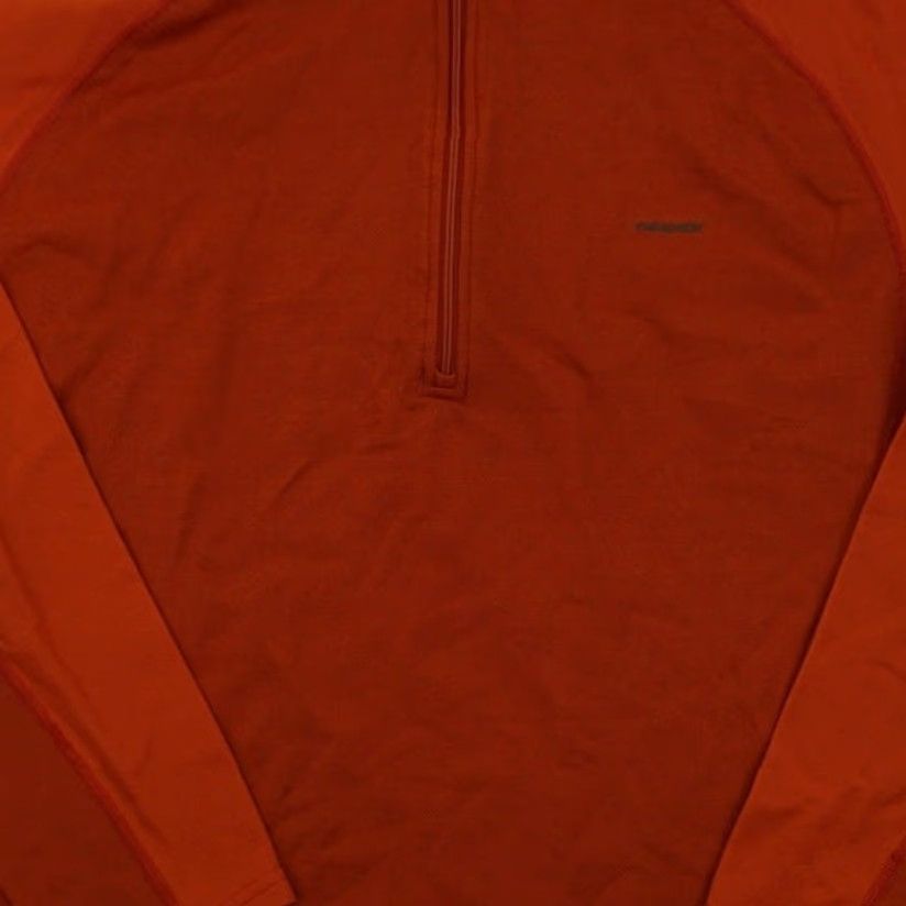 Patagonia Patagonia Capilene 3 Midweight Base Layer Mens L Orange Zip-Neck Polartec Shirt Size US L / EU 52-54 / 3 - 3 Thumbnail