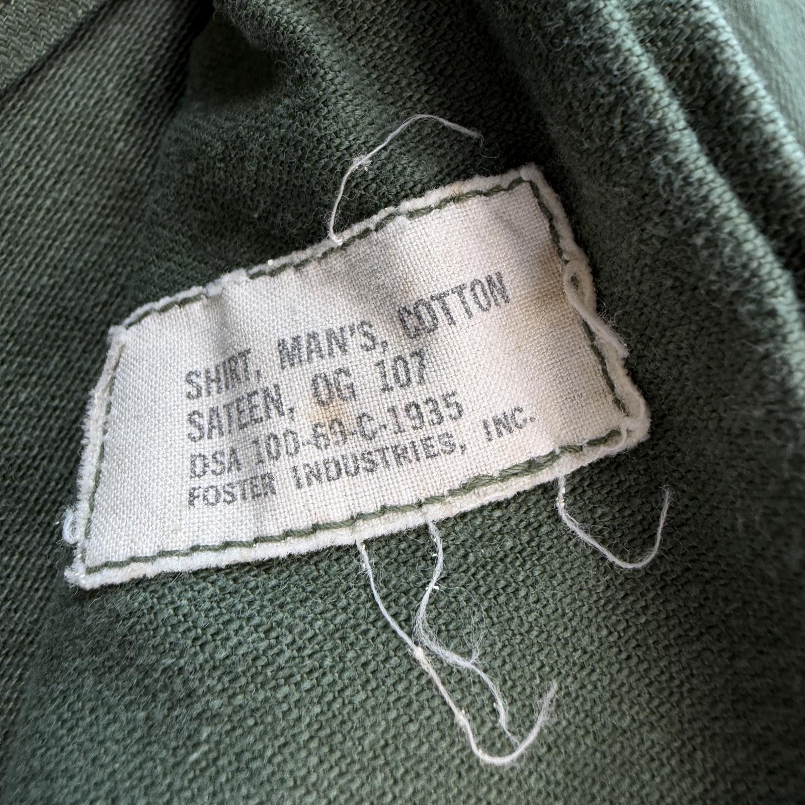 Other Vintage Vietnam Era US Army OG-107 Utility Shirt Military M Size US M / EU 48-50 / 2 - 4 Thumbnail