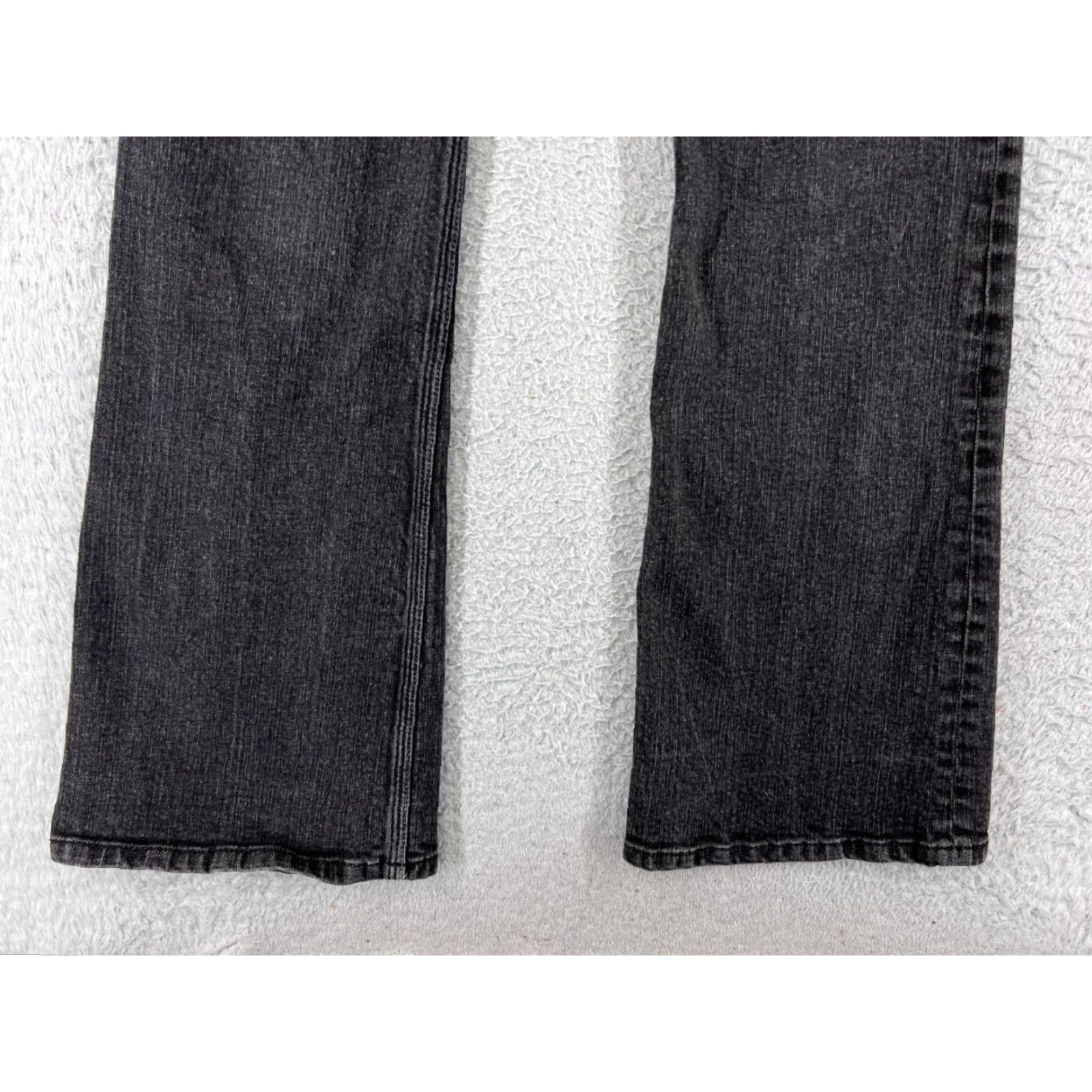 Vintage Cabi Jeans Womens 6 Black Denim Flared Mid Rise 5-Pocket Pockets Cotton Blend Size 28" / US 6 / IT 42 - 5 Thumbnail