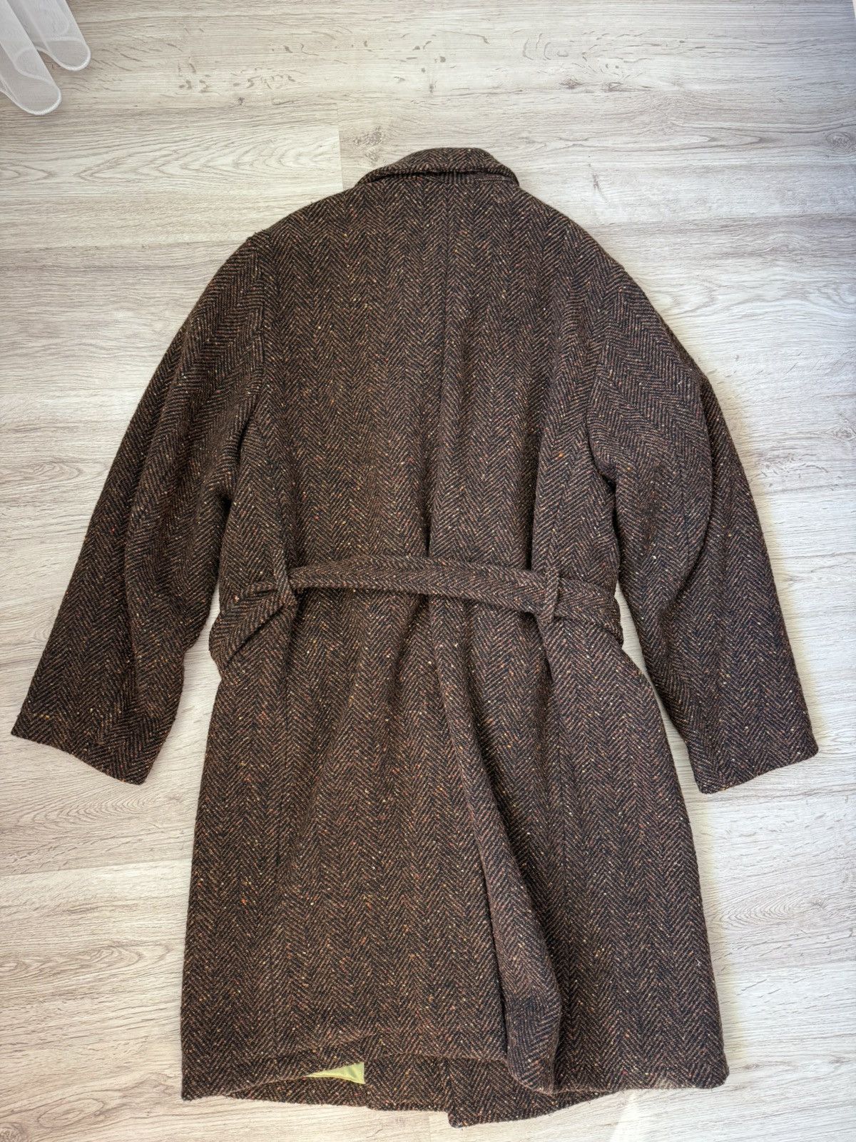 East Harbour Surplus East Harbour Surplus Belted Herringbone Wool Alpaca Coat Size US M / EU 48-50 / 2 - 13 Thumbnail