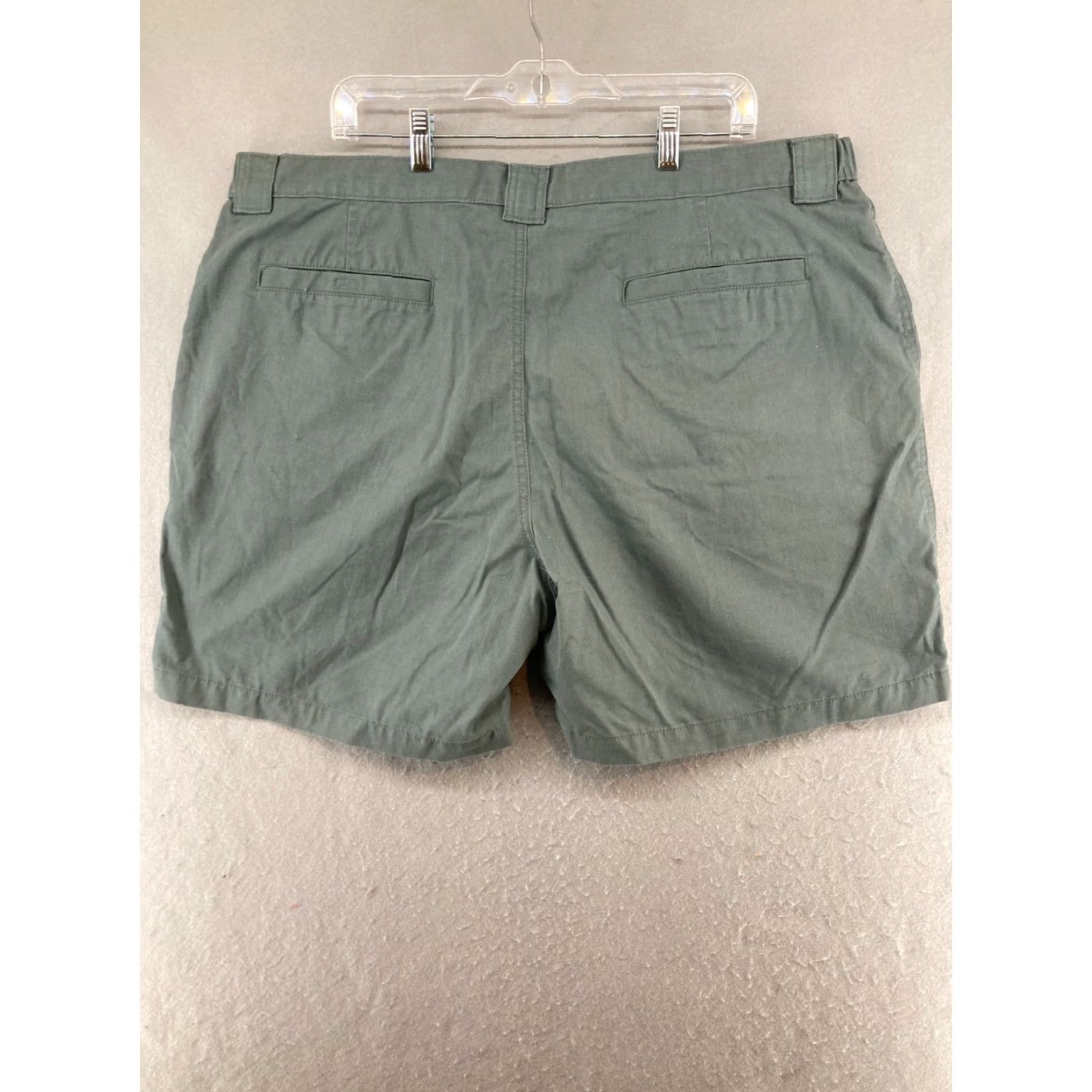 Savane Savane Men’s Cargo Short 42 Green Stretch Canvas Mid 10-12in Regular Inseam 7in Mens Casual Workwear Size US 42 / EU 58 - 6 Thumbnail