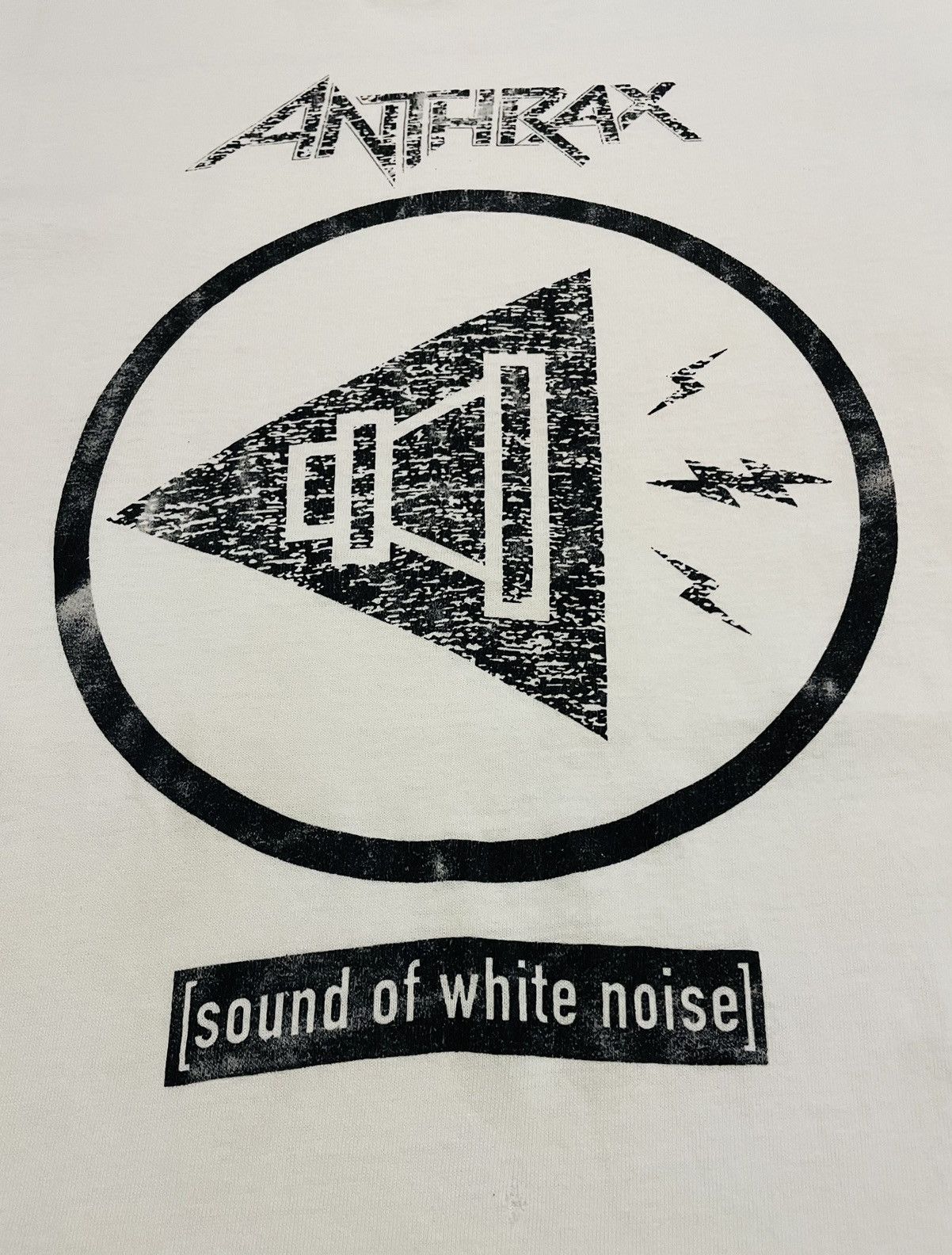 Band Tees VINTAGE ANTHRAX sound of white Noise 90s SHIRTS Size US XL / EU 56 / 4 - 5 Thumbnail