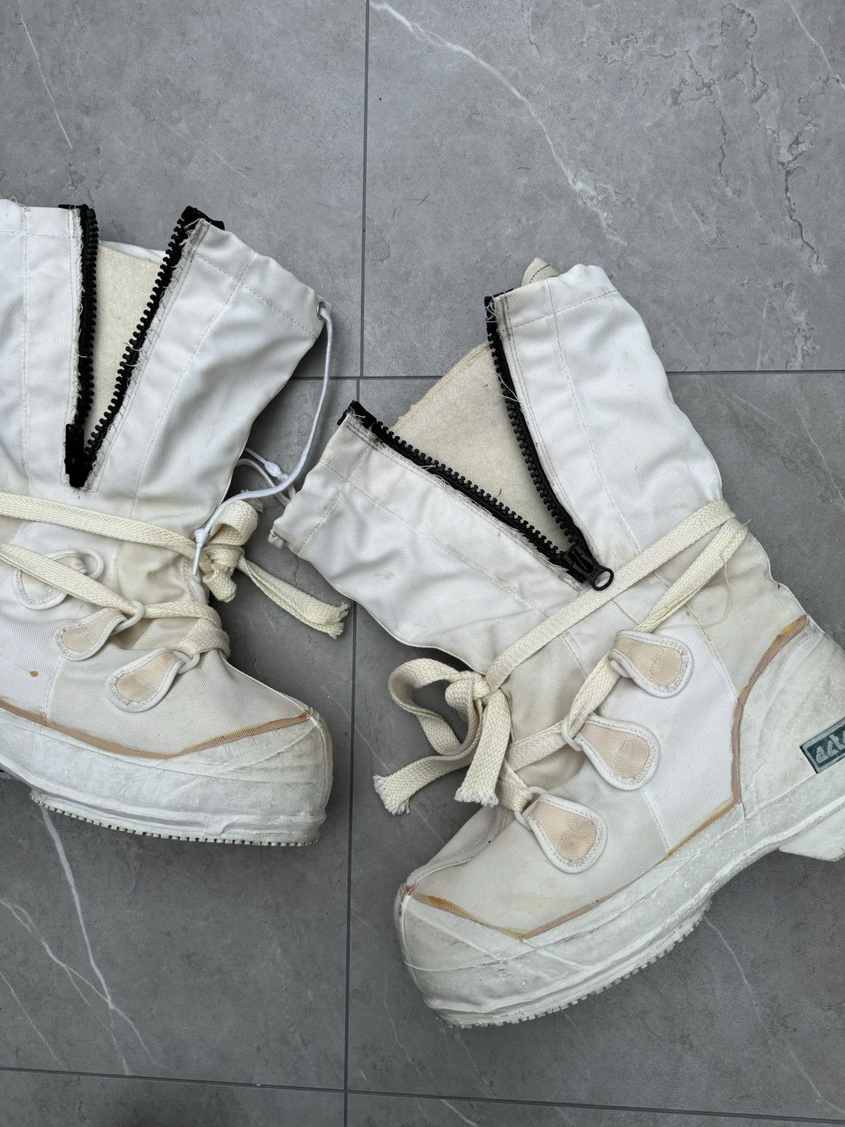 Vintage Off White Vintage Military Muk Zip Combat Boots Size US 9.5 / EU 42-43 - 10 Thumbnail