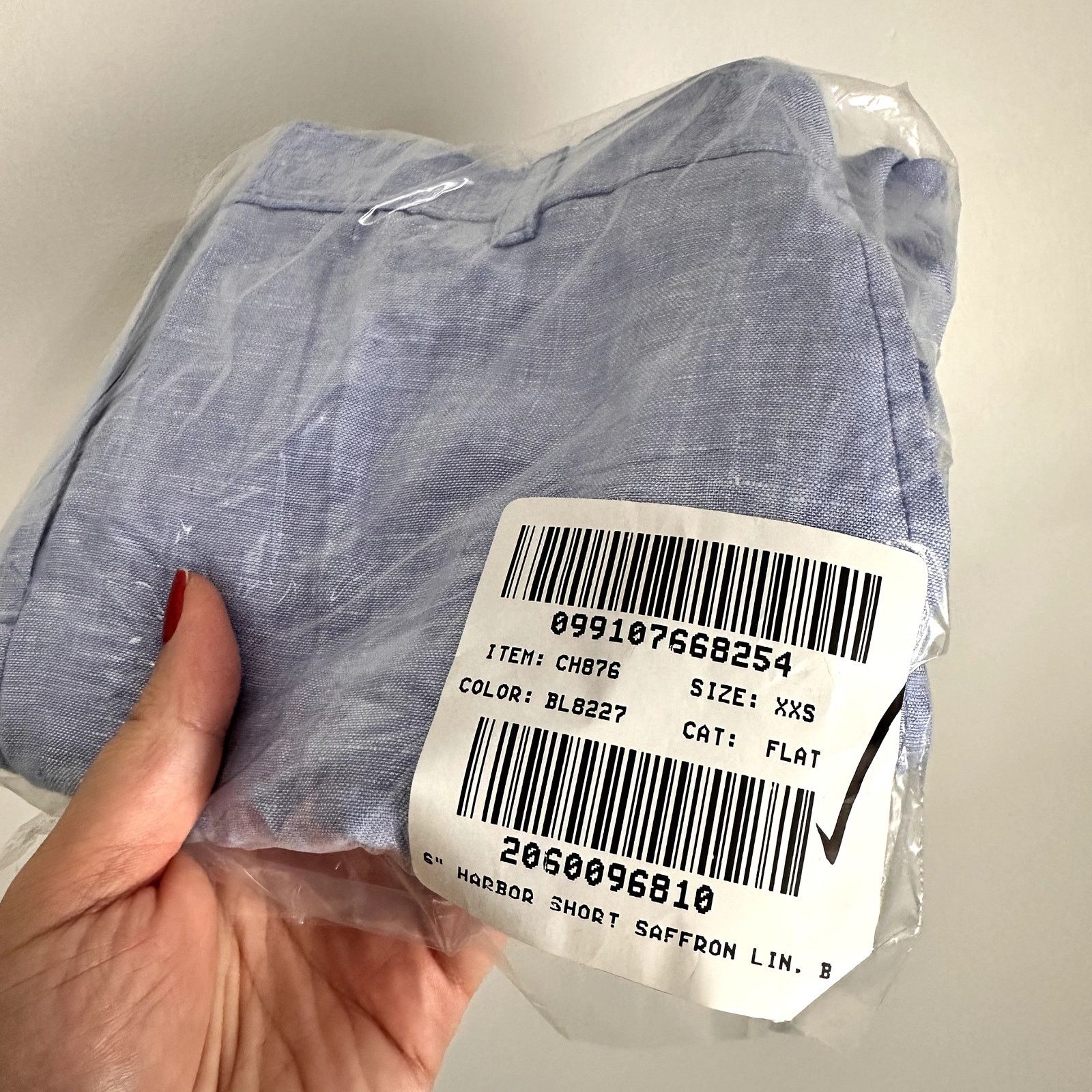 J.Crew J.CREW 6" Harbor Short Linen French Blue Sz 2XS Preppy Size 24" / US 00 / IT 34 - 5 Thumbnail
