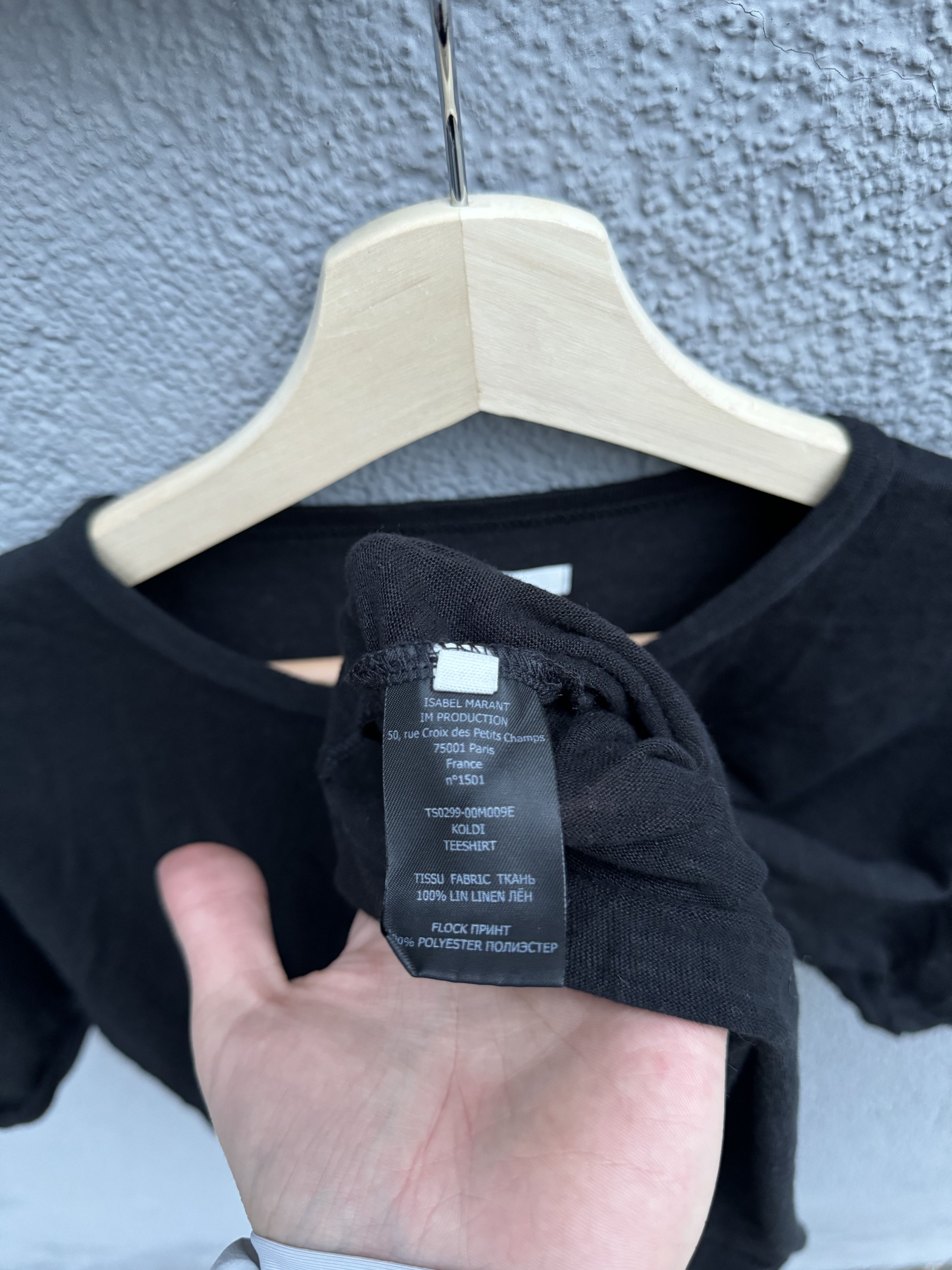 Isabel Marant ISABEL MARANT ETOILE T-shirt/Cut & Sewn Black Size M / US 6-8 / IT 42-44 - 6 Thumbnail