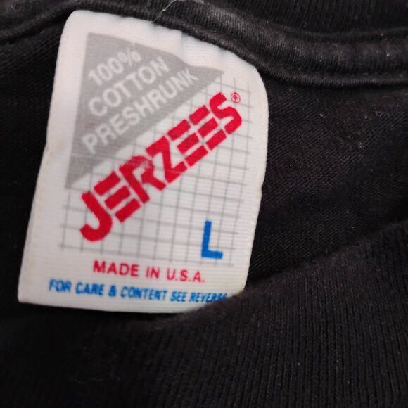 Jerzees DS Vintage 90s Oregon Cowboy Bronco Horseback T-Shirt Size US L / EU 52-54 / 3 - 3 Thumbnail