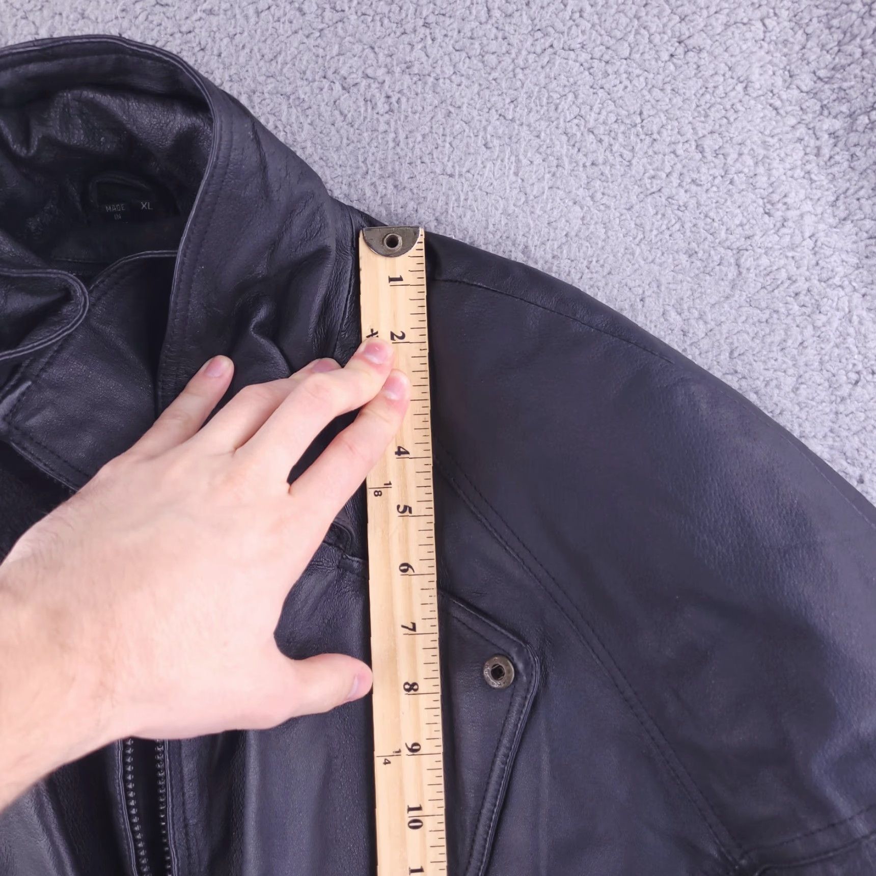 Vintage Wilda Leather Jacket XL Real Genuine Zip Bomber Mens Size US XL / EU 56 / 4 - 4 Thumbnail