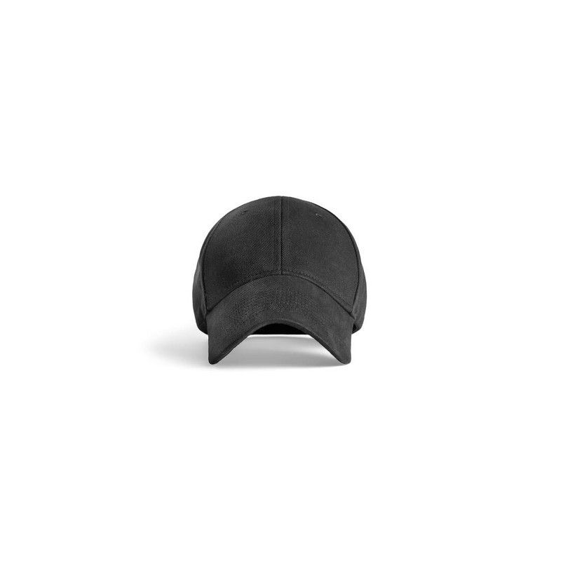 Balenciaga o1w1db10226 Size: S / Stencil Type Hat / Cap In Black Size ONE SIZE - 1 Thumbnail