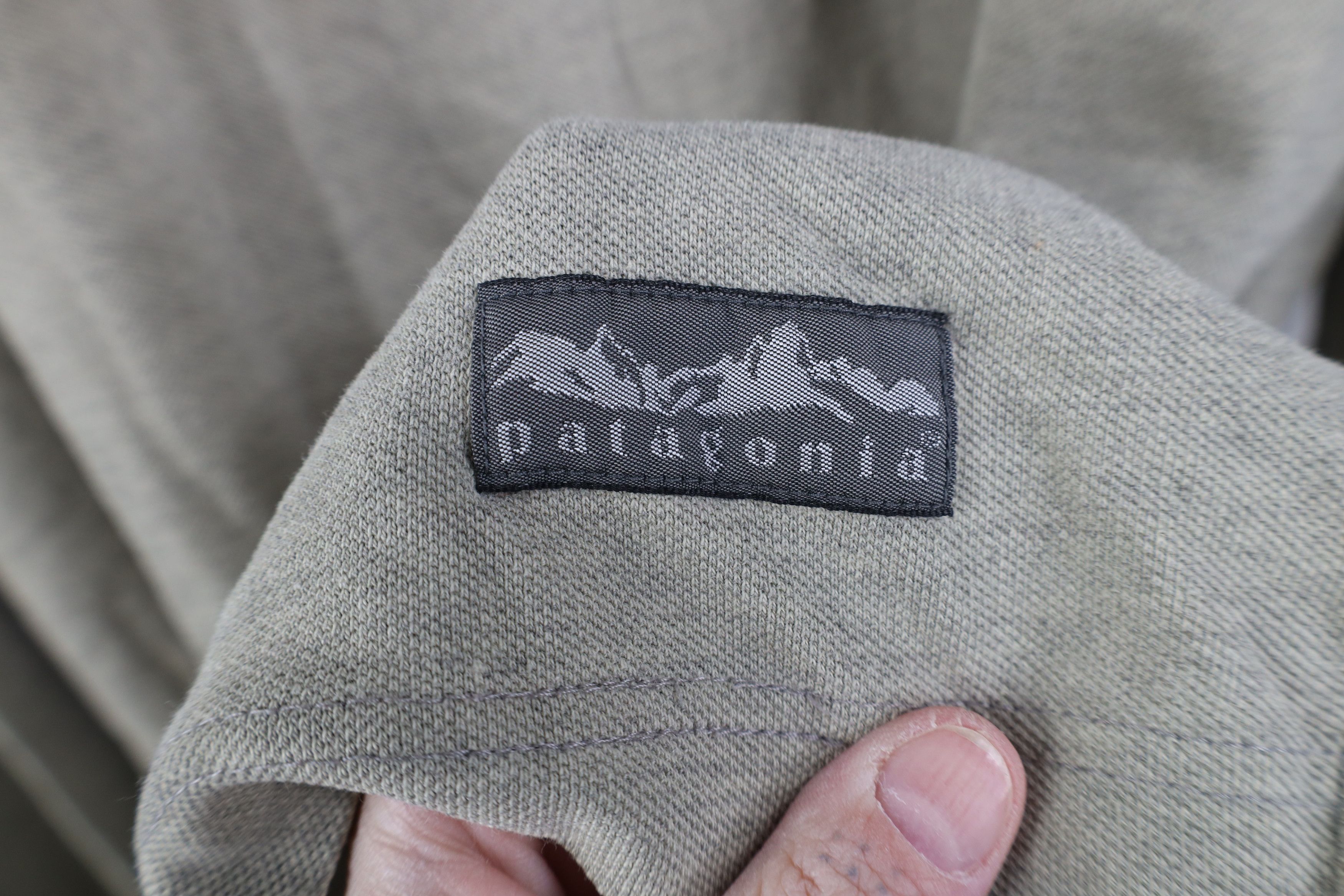 Patagonia Vintage 90s Patagonia Long Sleeve Rugby Polo Shirt Beige Size US XL / EU 56 / 4 - 4 Thumbnail