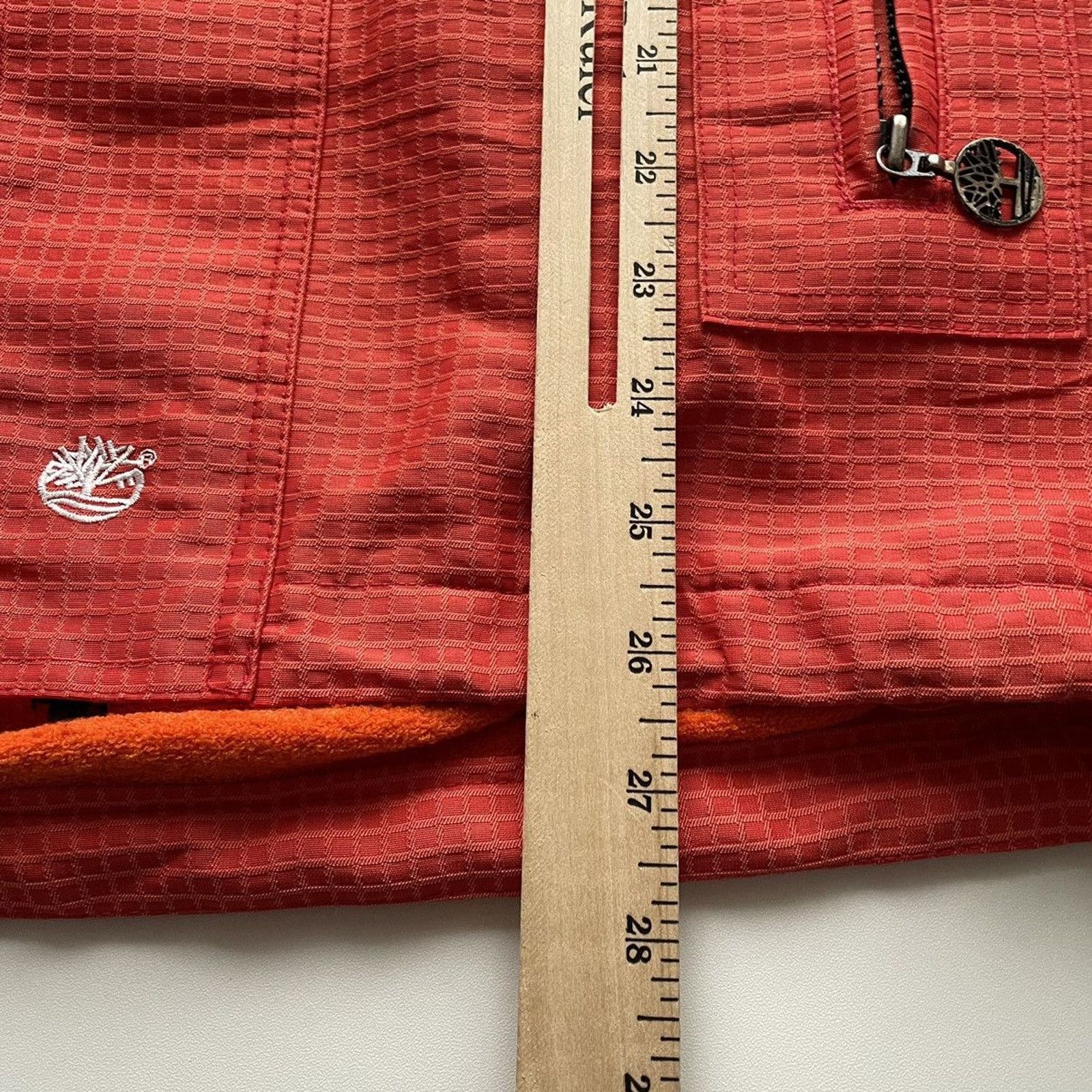 Timberland Vintage 90s Timberland Softshell Fleece Lined Jacket Orange Size US M / EU 48-50 / 2 - 7 Thumbnail
