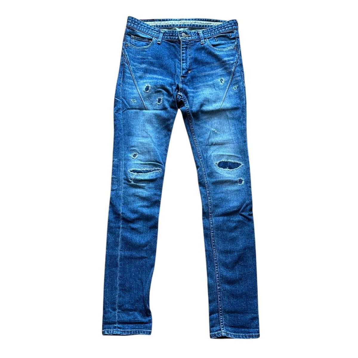 Number (N)ine Distressed Jeans Size US 30 / EU 46 - 1 Thumbnail