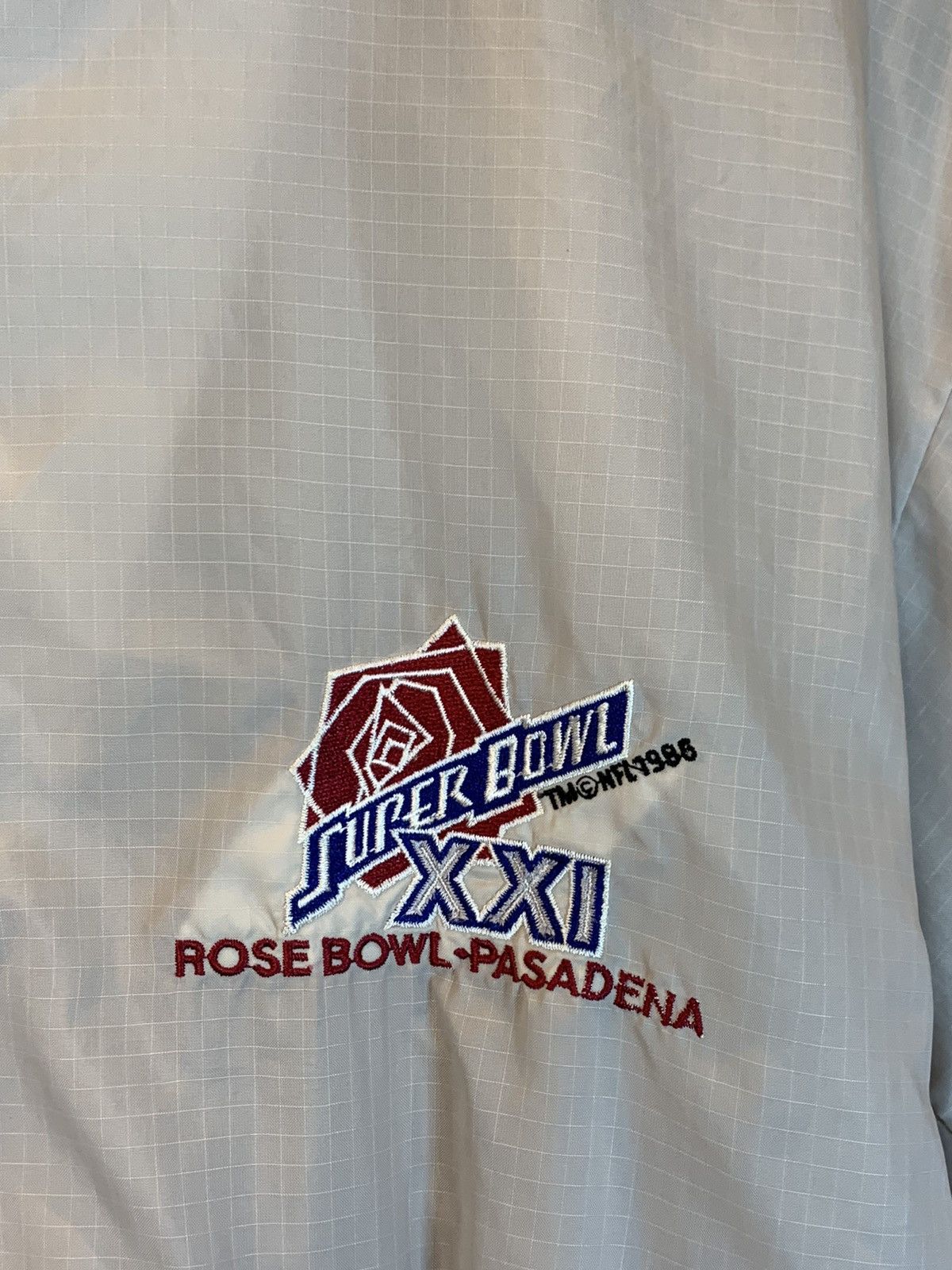 Logo 7 RARE* Vintage Super Bowl XXI Rose Bowl Broncos Giants Jacket Size US L / EU 52-54 / 3 - 3 Thumbnail