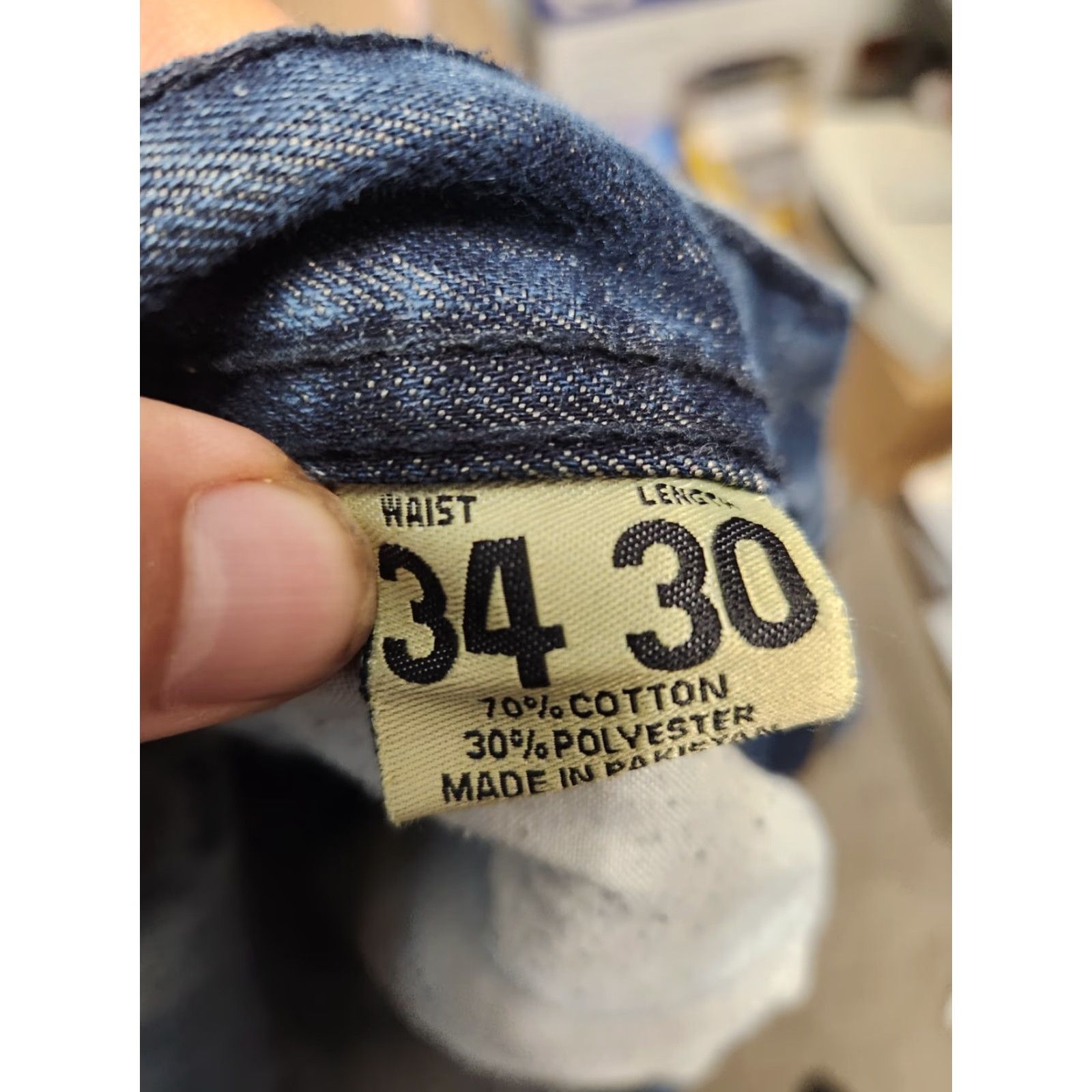 Jordan Craig Jordan Craig Jeans Blue Embroidered Distressed Wide-Leg 34x30 Denim Men Baggy Cotton Vintage? No Size US 34 / EU 50 - 4 Thumbnail